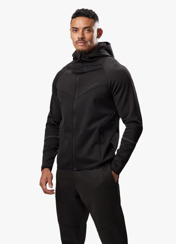Gym King Alpha Poly FZ Hood - Black sold by The Gym King