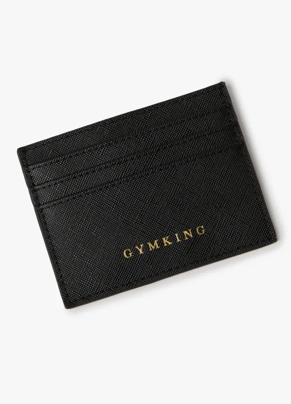 Gym King Debossed Card Holder - Black made by The Gym King
