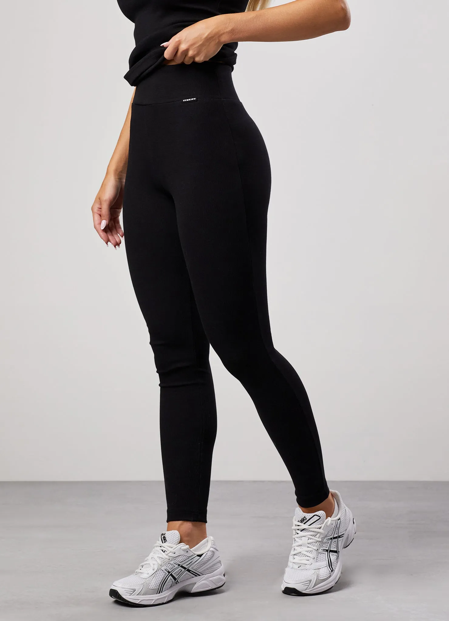Gym King 365 Rib Legging - Black sold by The Gym King
