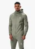 Gym King Taped Core Plus FZ Hood - Soft Khaki sold by The Gym King