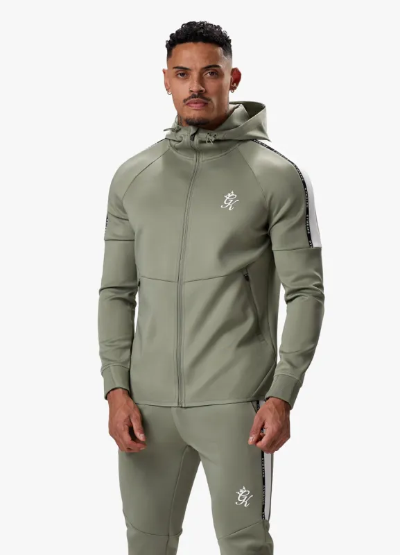 Gym King Taped Core Plus FZ Hood - Soft Khaki sold by The Gym King