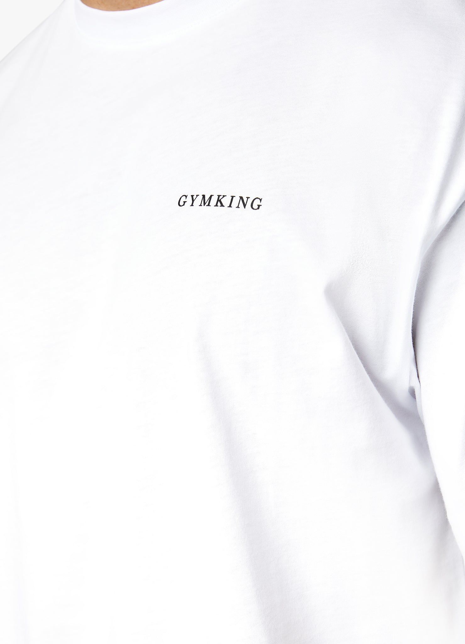 Gym King Linear Arch Tee - White sold by The Gym King product image thumbnail 5
