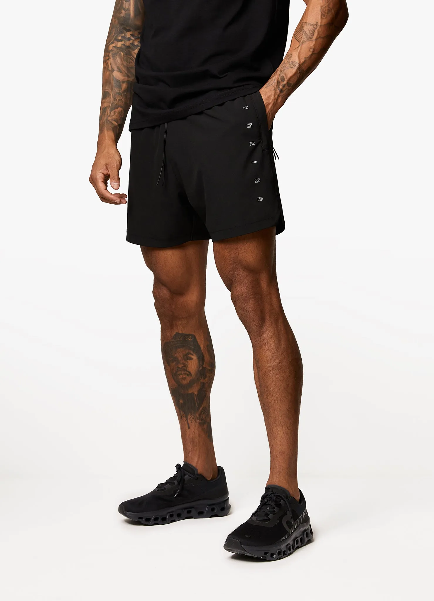 Gym King Stealth Tech Short - Black sold by The Gym King