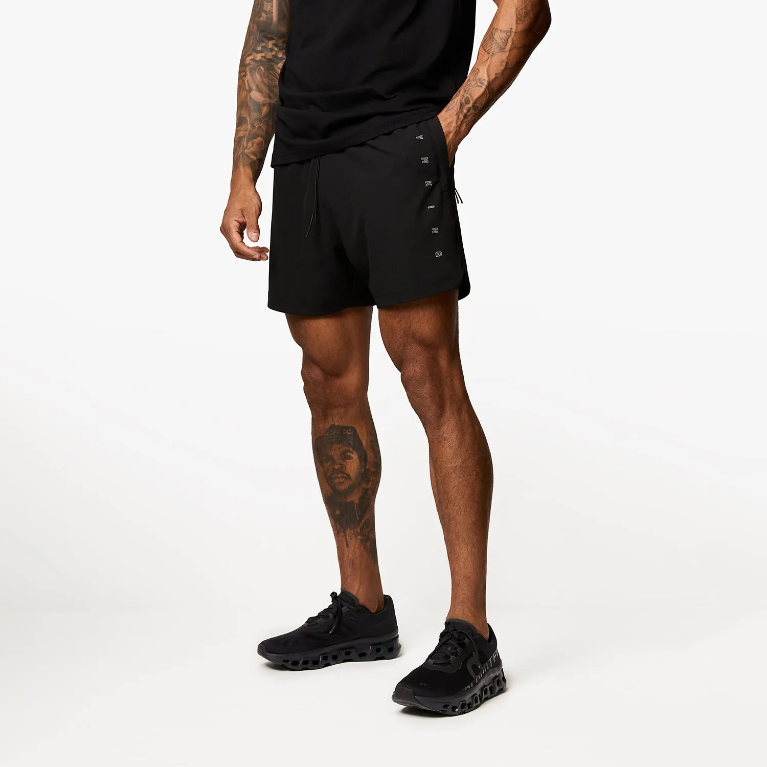 Gym King Stealth Tech Short - Black sold by The Gym King product image thumbnail 2