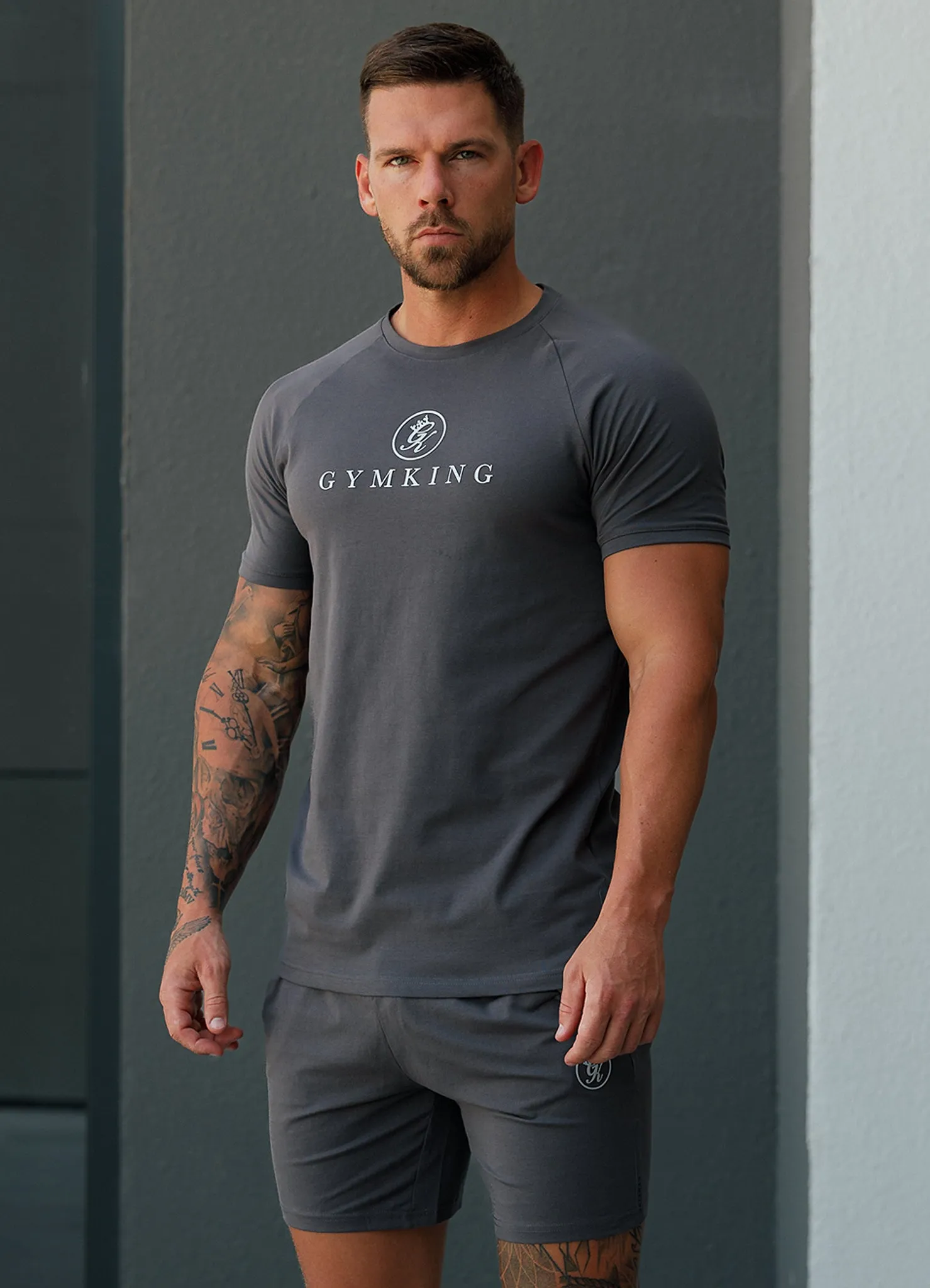 Gym King Pro Jersey Tee - Graphite sold by The Gym King product image thumbnail 5