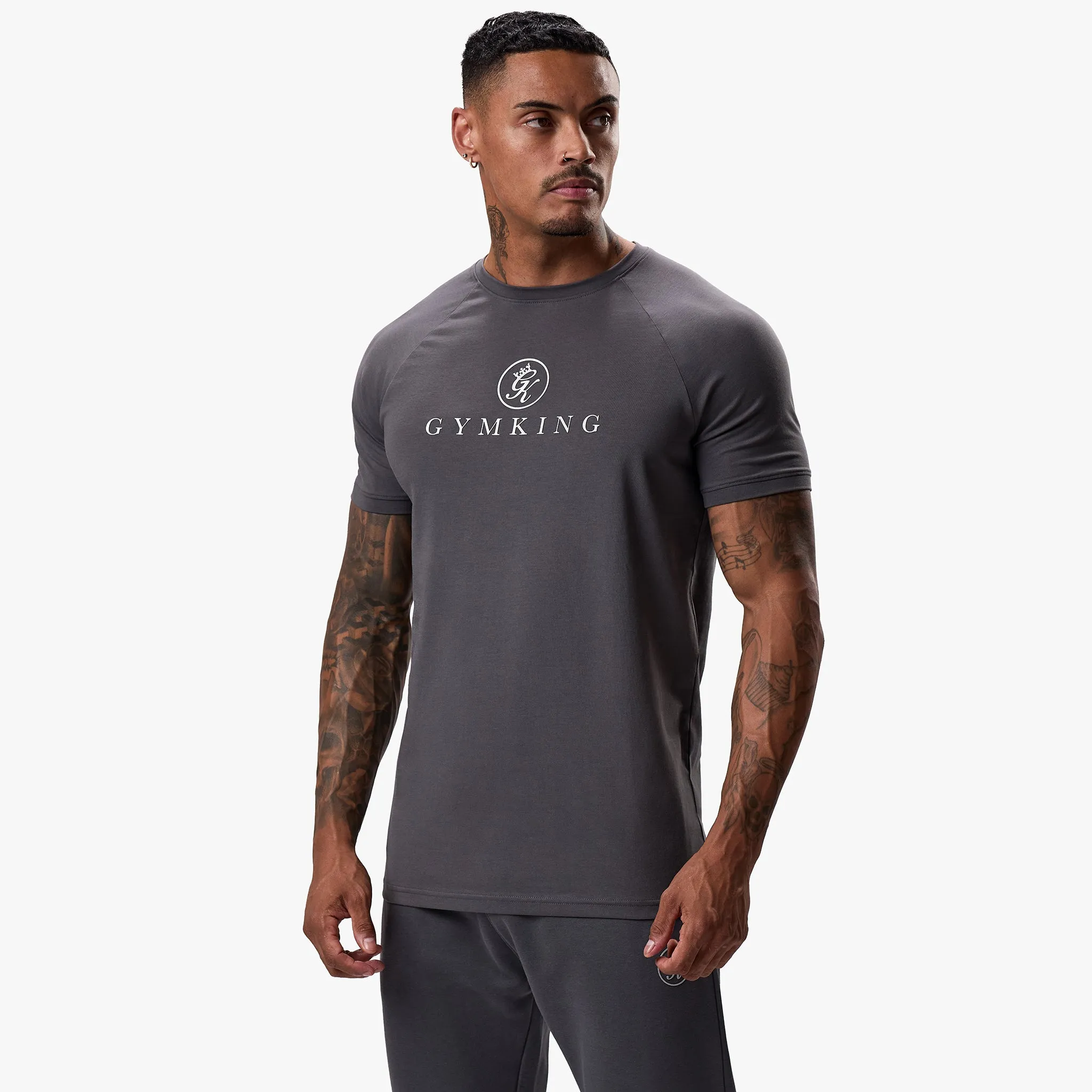 Gym King Pro Jersey Tee - Graphite sold by The Gym King product image thumbnail 2