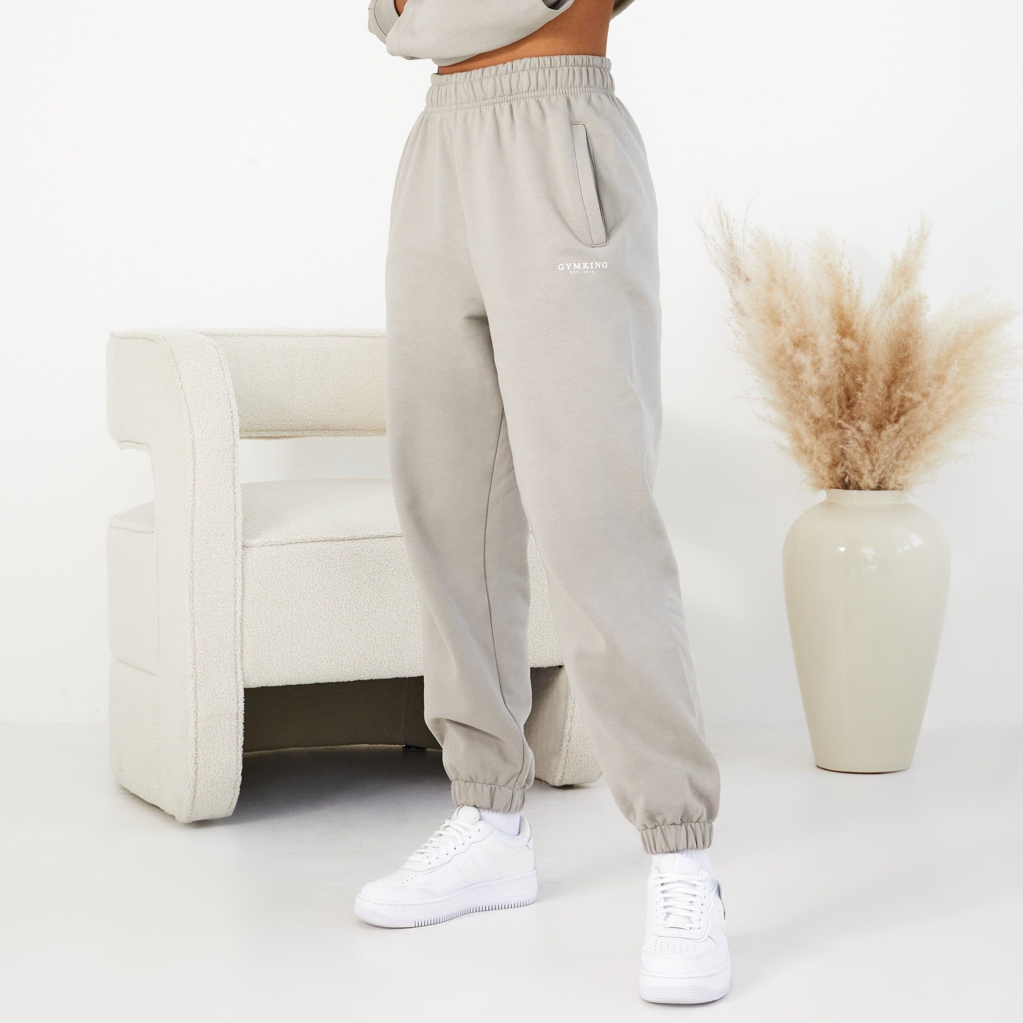 Gym King Established Relaxed Jogger - Dusky Sage sold by The Gym King product image thumbnail 2