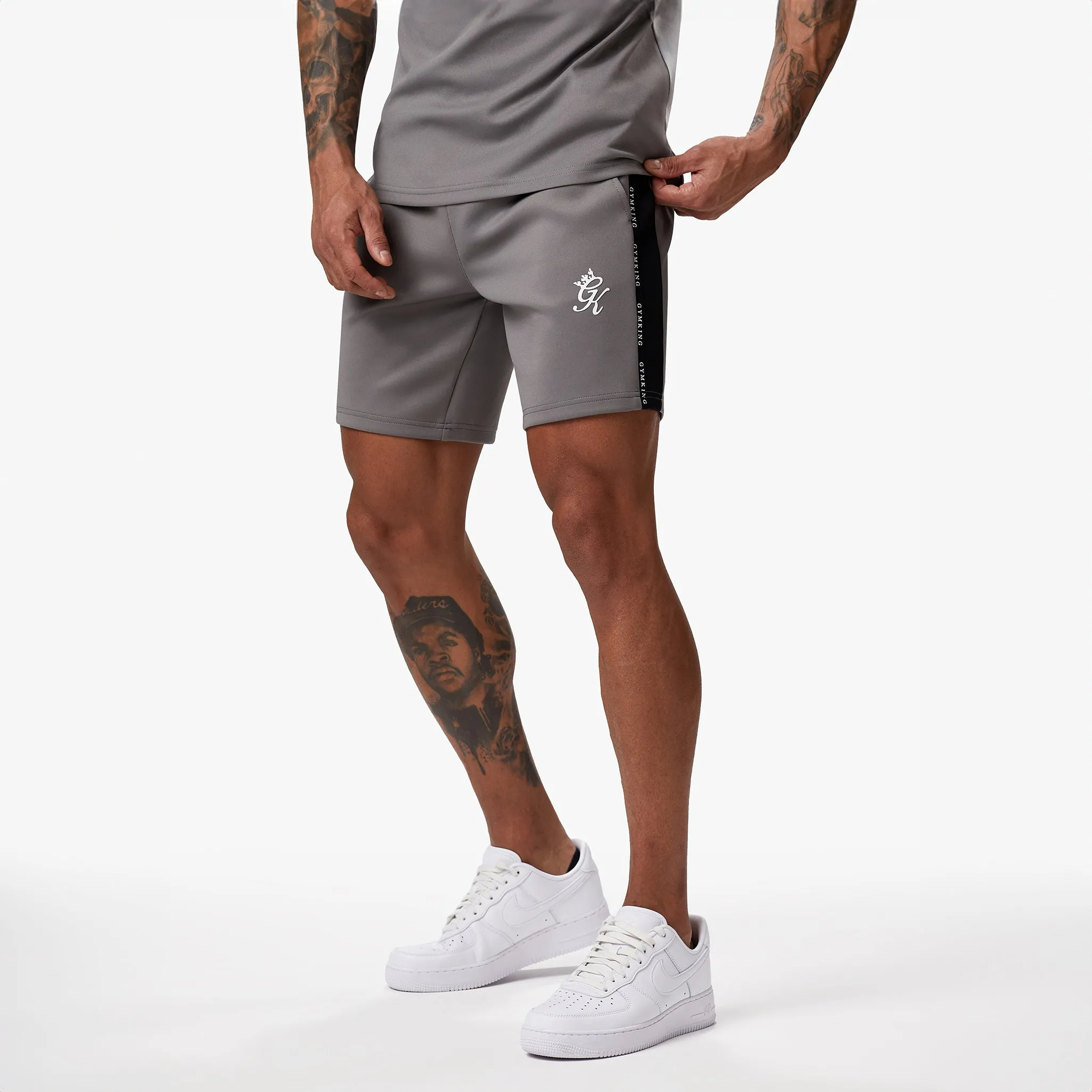 Gym King Taped Core Plus Short - Steel sold by The Gym King product image thumbnail 2