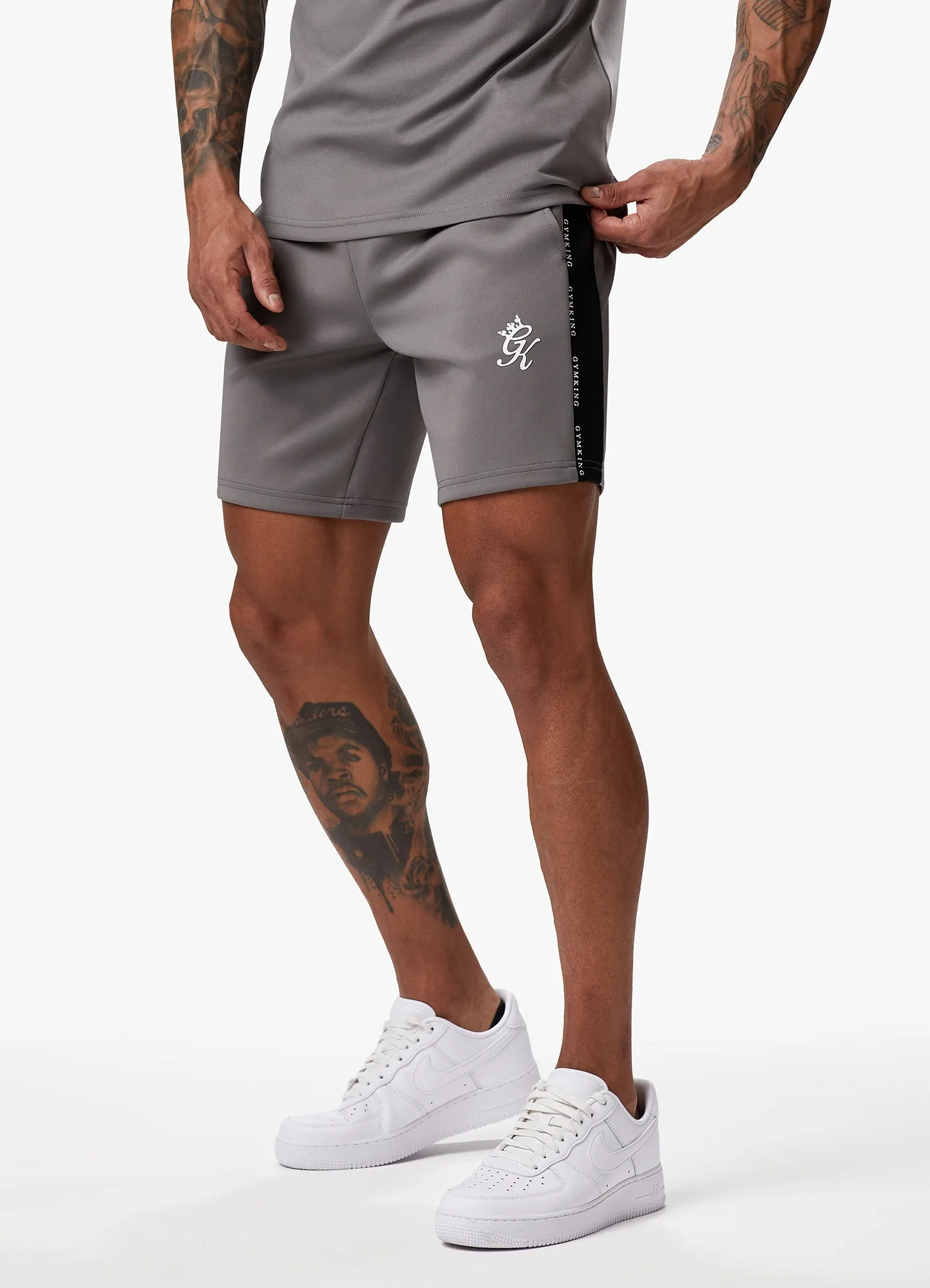 Gym King Taped Core Plus Short - Steel sold by The Gym King product image thumbnail 4