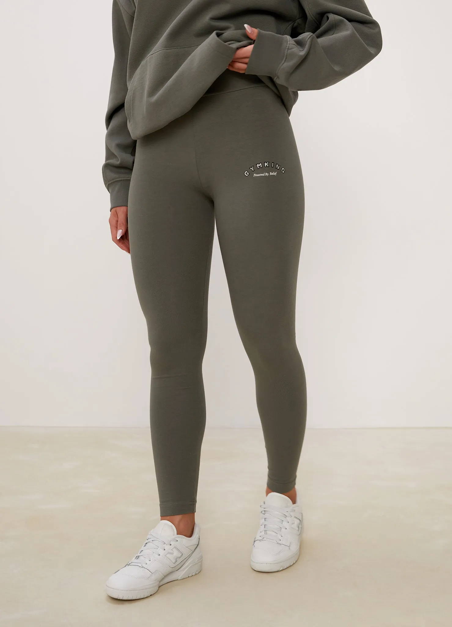 Gym King Spirit of Summer Jersey Legging - Dusk Green sold by The Gym King