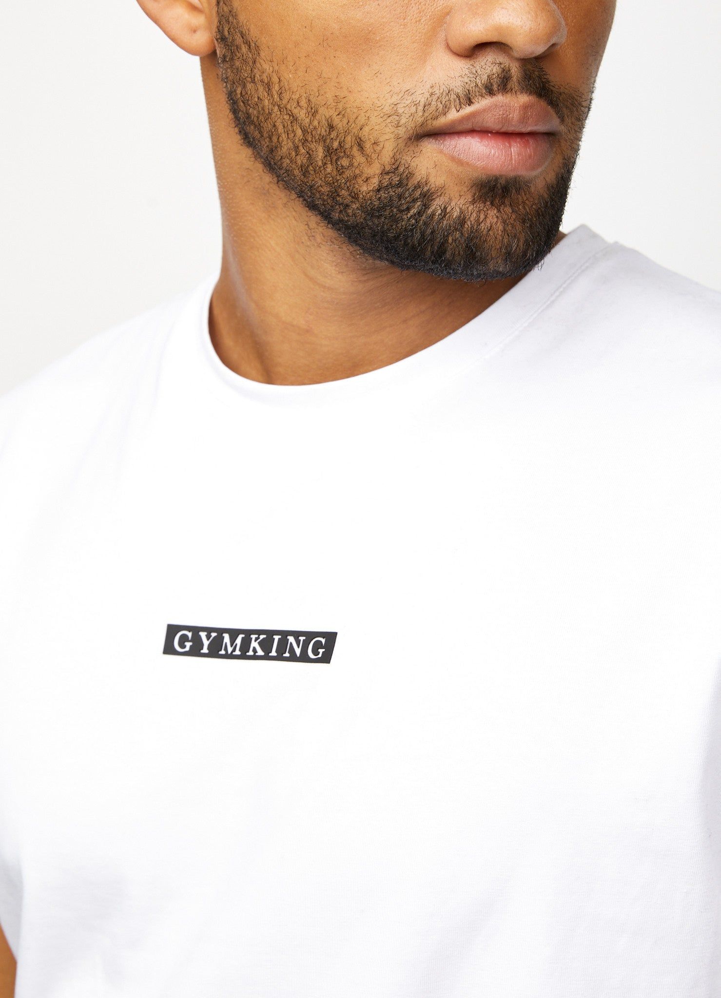 Gym King Box Logo Tee - White sold by The Gym King product image thumbnail 6