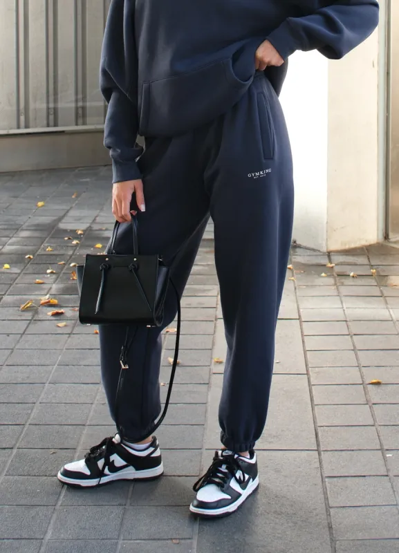 Gym King Established Relaxed Jogger - Deep Blue sold by The Gym King