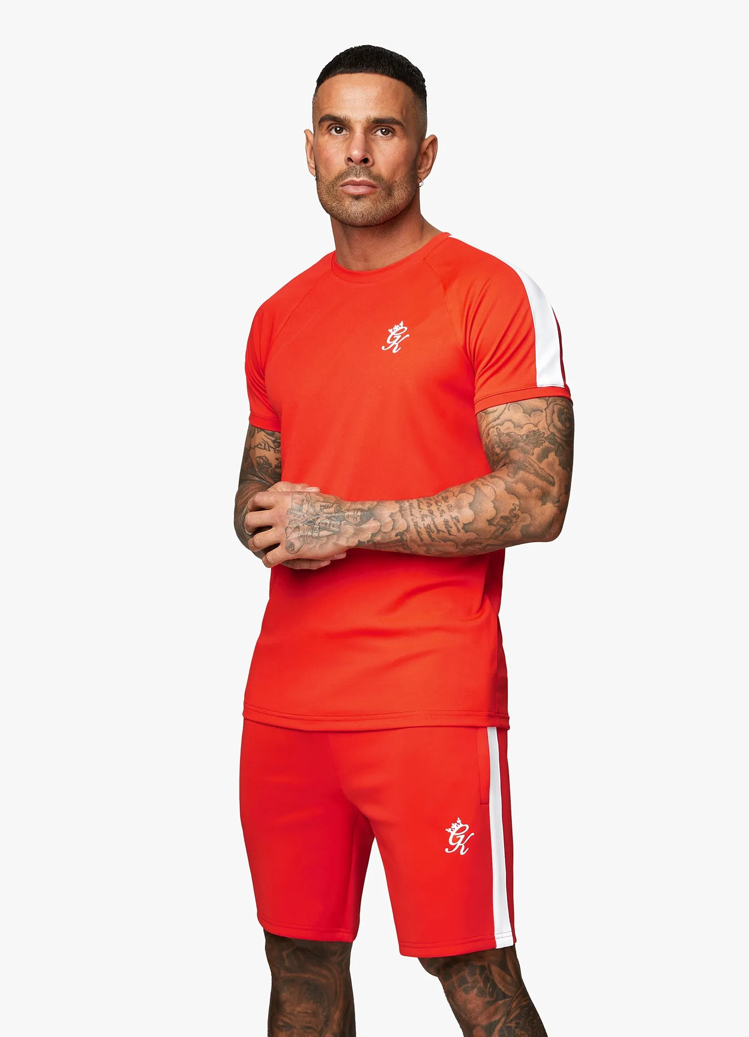 Gym King Core Plus Poly Tee - Chilli Red sold by The Gym King product image thumbnail 5