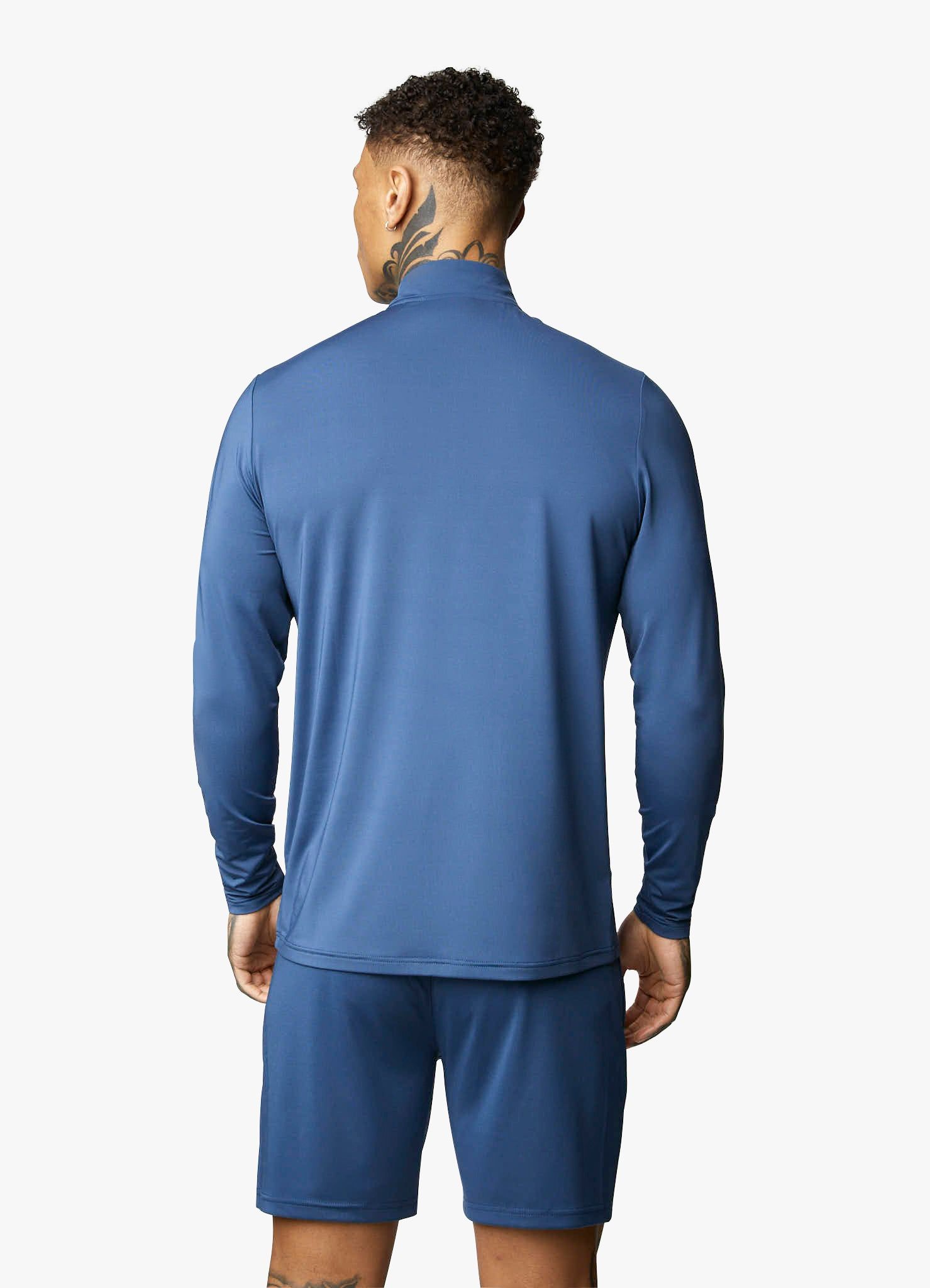Gym King 365 1/4 Zip Funnel - Moonlight Blue sold by The Gym King product image thumbnail 4