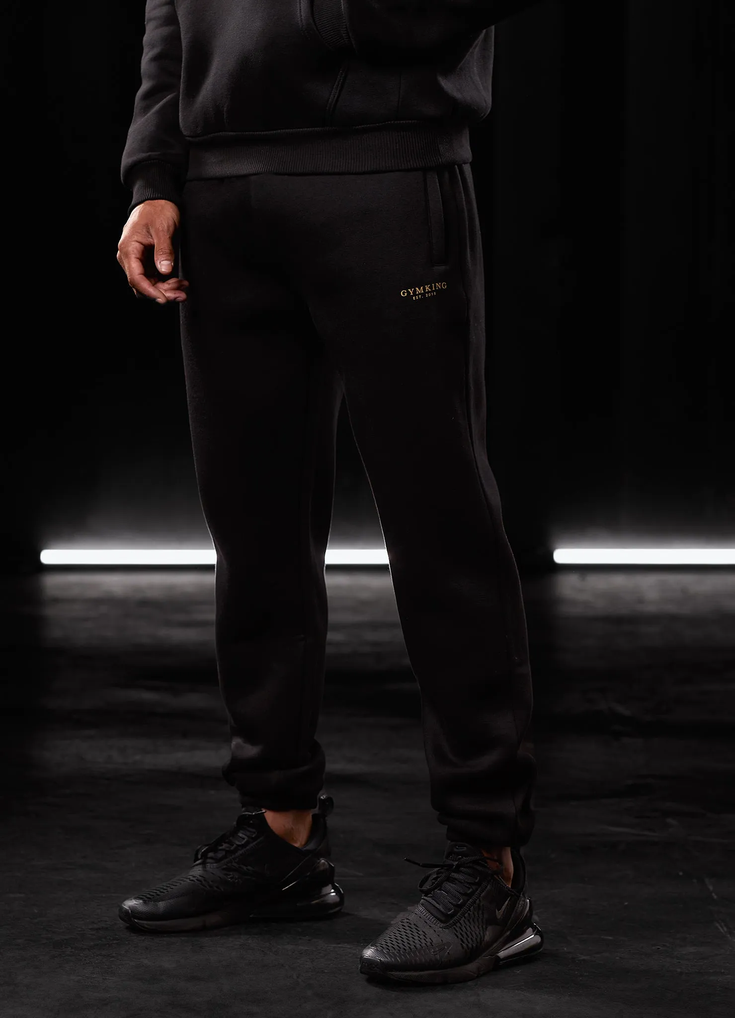 Gym King Oversized Logo Jogger - Black/Gold sold by The Gym King product image thumbnail 4