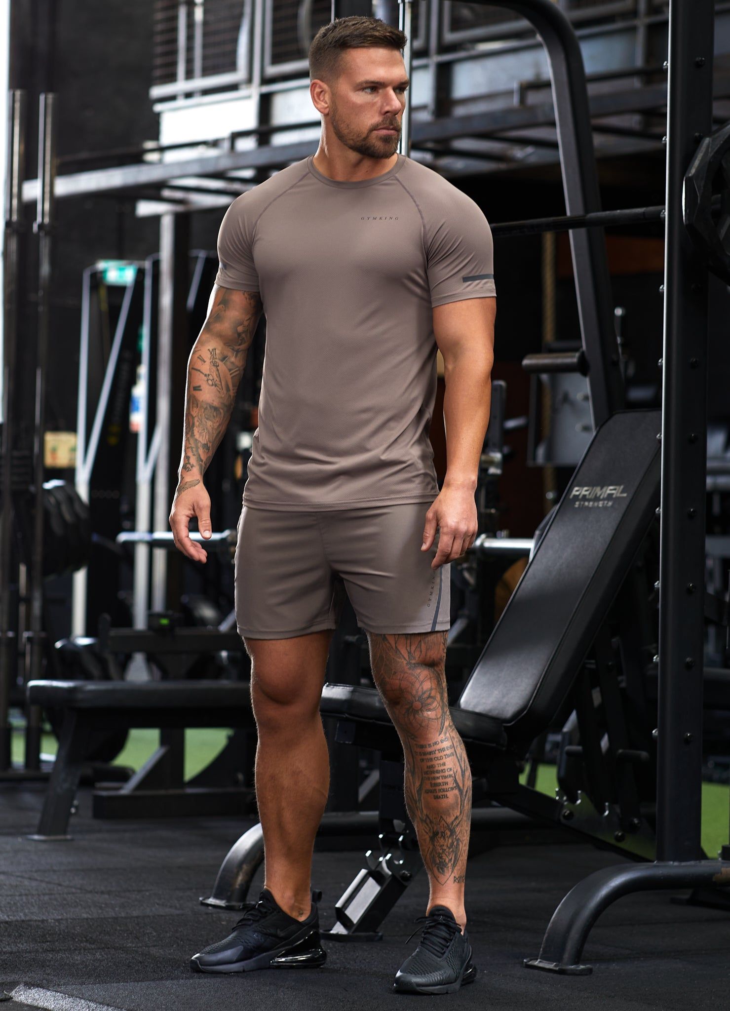 Gym King Covert SS Tee - Iron sold by The Gym King product image thumbnail 3