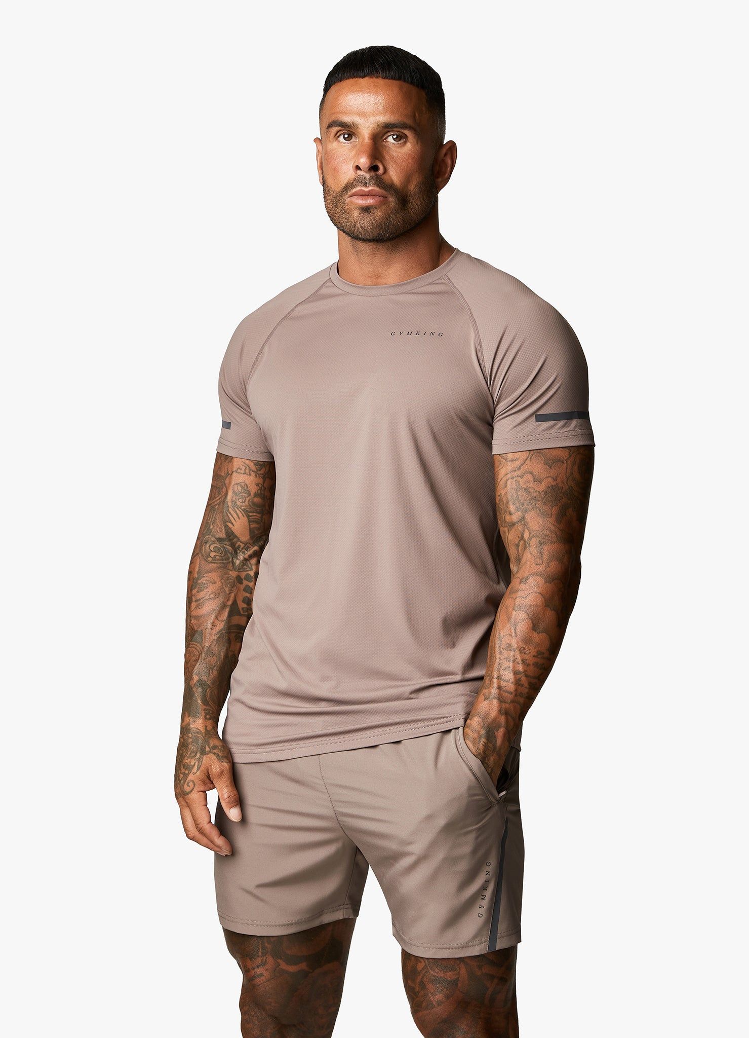 Gym King Covert SS Tee - Iron sold by The Gym King product image thumbnail 5