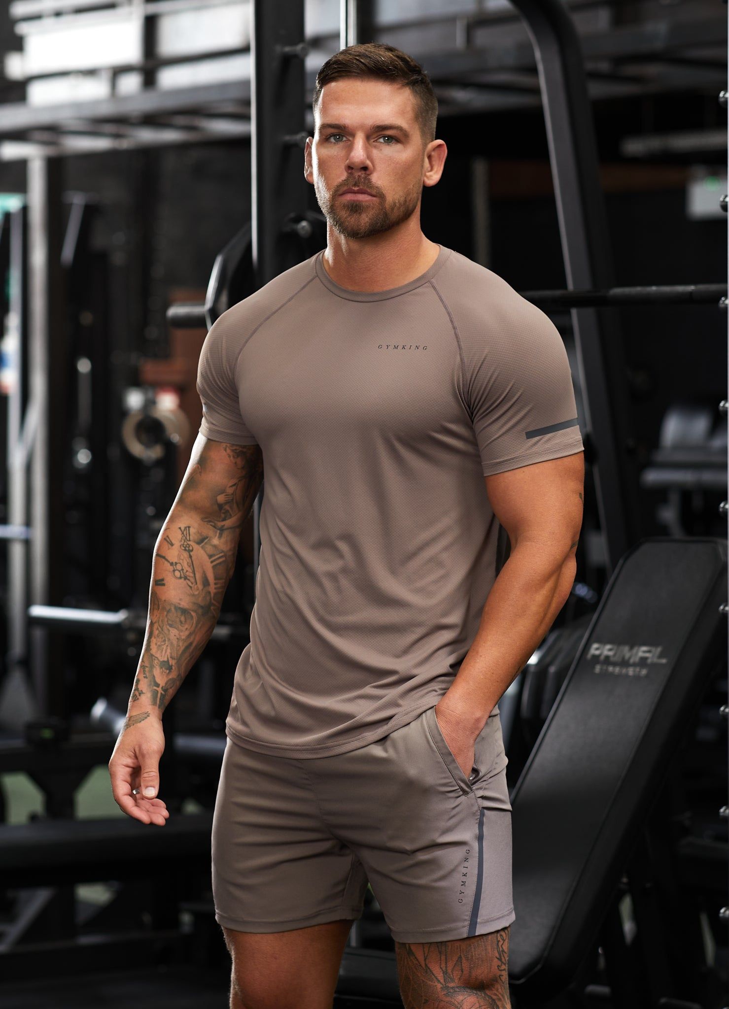 Gym King Covert SS Tee - Iron sold by The Gym King