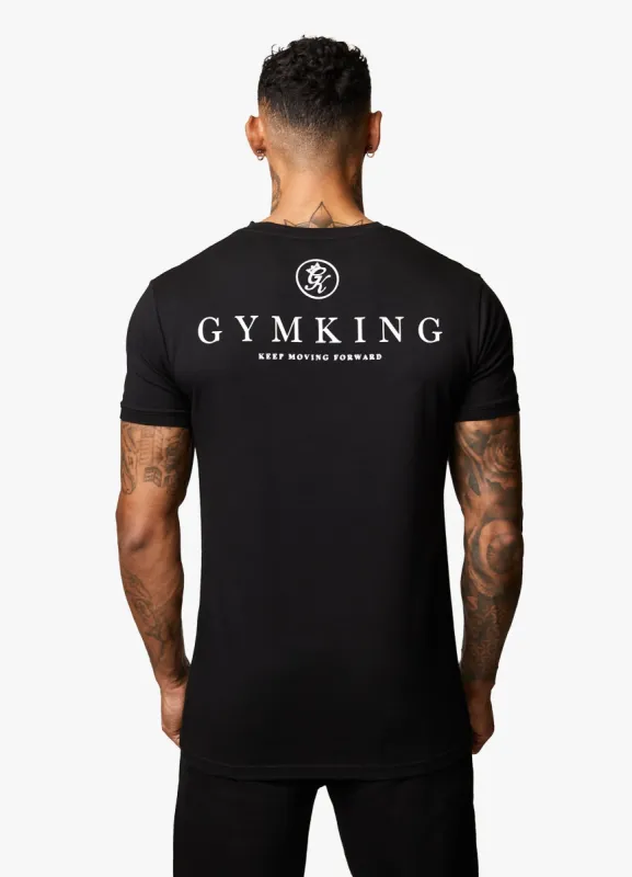 Gym King Keep Moving Forward Tee - Black sold by The Gym King