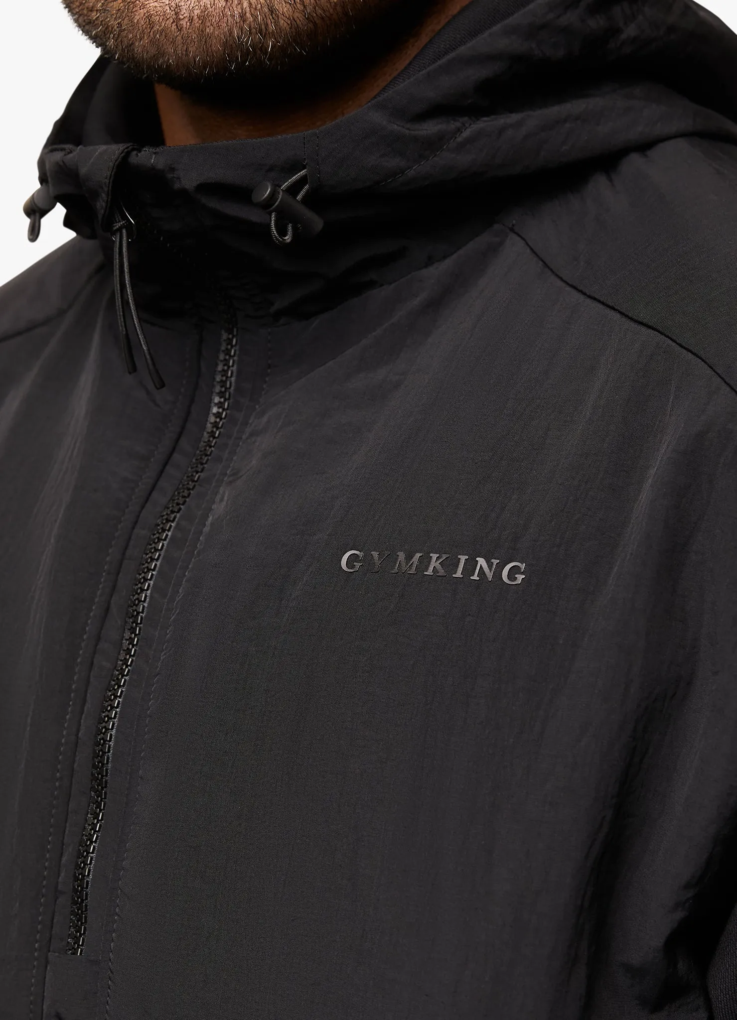 Gym King Eclipse 1/4 Zip Overhead Jacket - Black sold by The Gym King product image thumbnail 3
