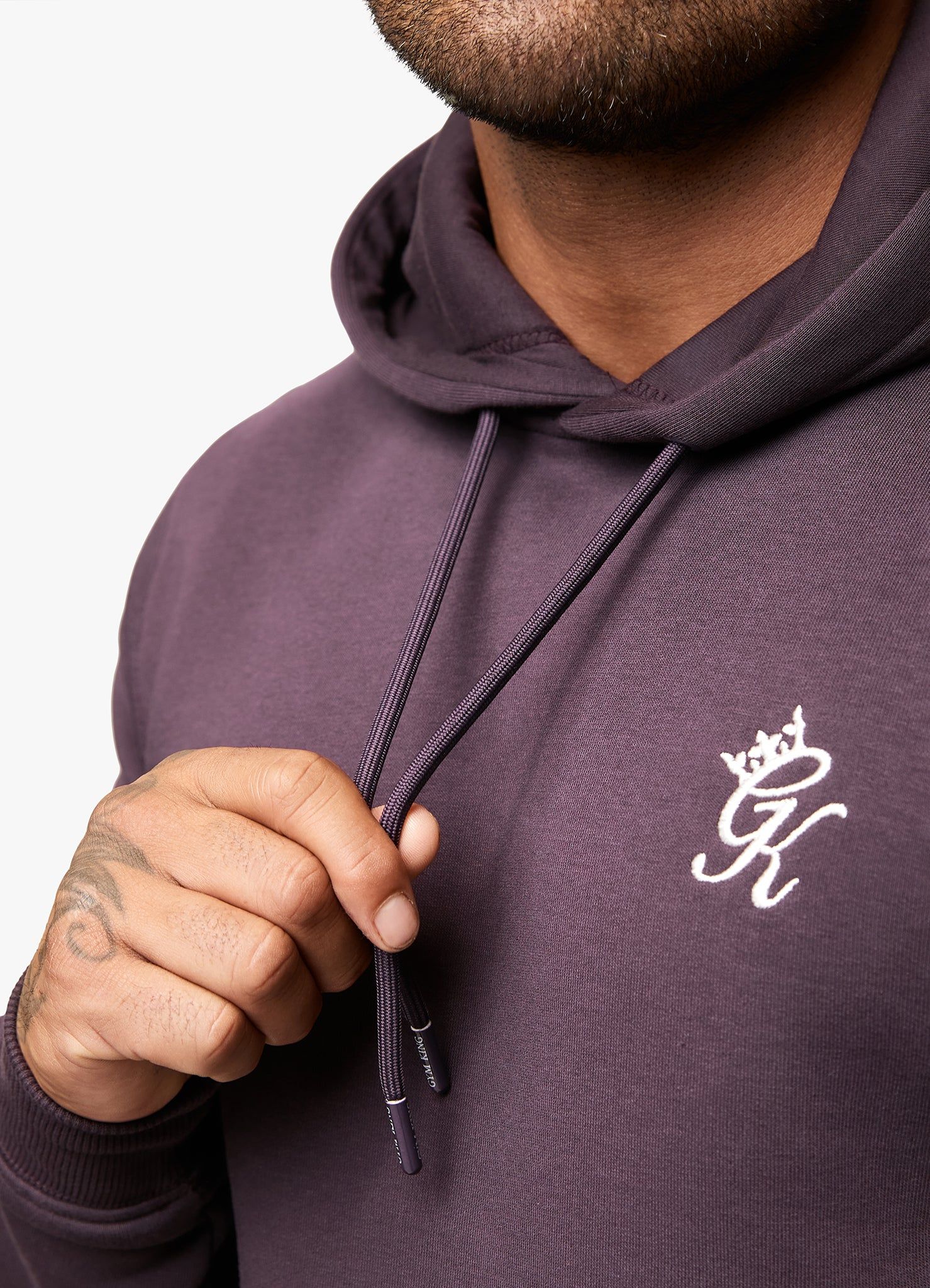 Gym King Fundamental Fleece Hood Tracksuit - Plum sold by The Gym King product image thumbnail 3