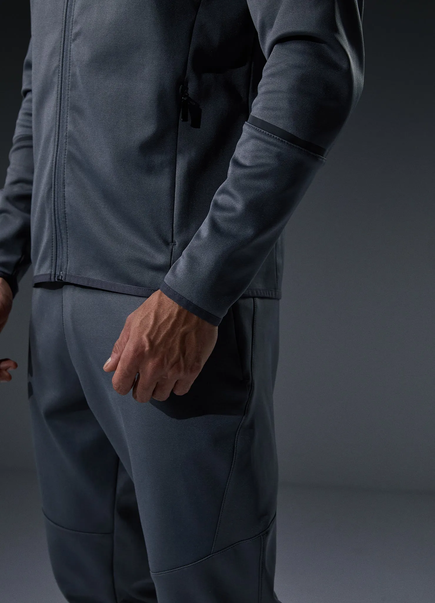Gym King Alpha Poly Bomber Tracksuit - Graphite sold by The Gym King product image thumbnail 5
