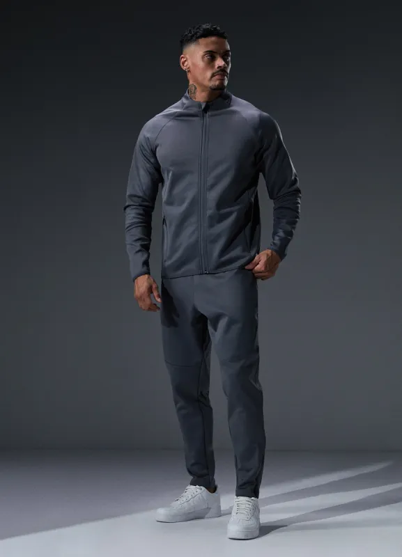 Gym King Alpha Poly Bomber Tracksuit - Graphite made by The Gym King