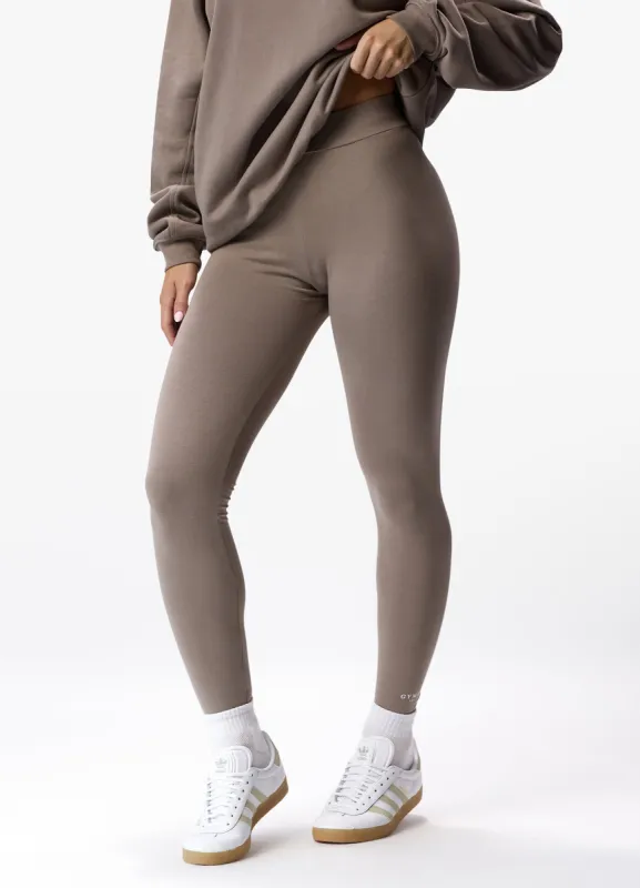 Gym King Established Legging - Truffle sold by The Gym King