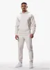 Gym King Split Linear Tracksuit - Stone Grey sold by The Gym King