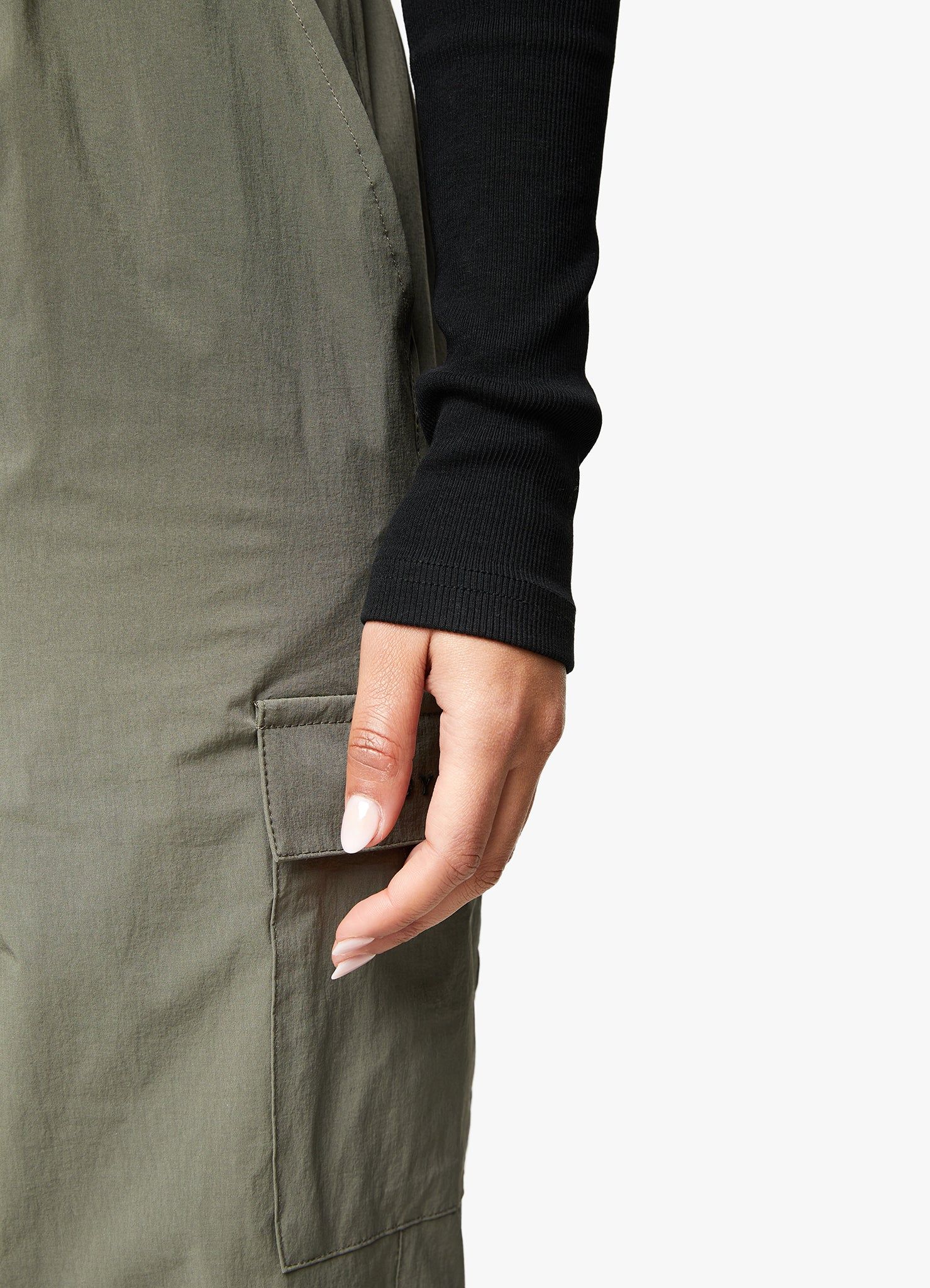 Gym King Utility Rib LS Crop Top - Black sold by The Gym King product image thumbnail 10