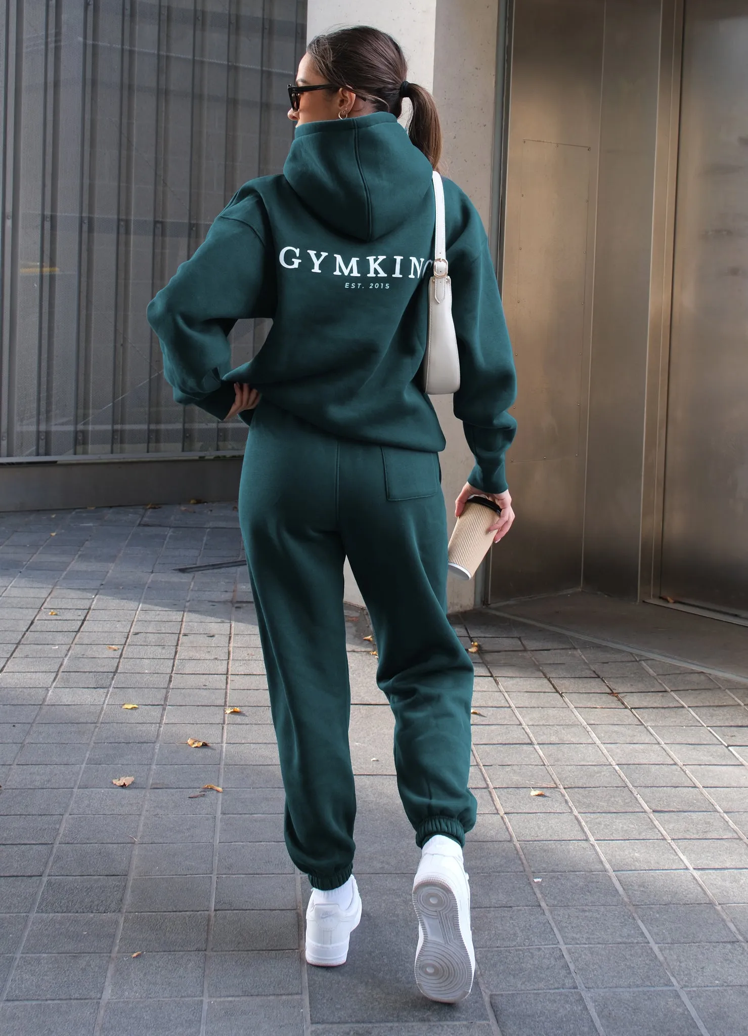 Gym King Established Relaxed Jogger - Deep Forest Green sold by The Gym King product image thumbnail 3