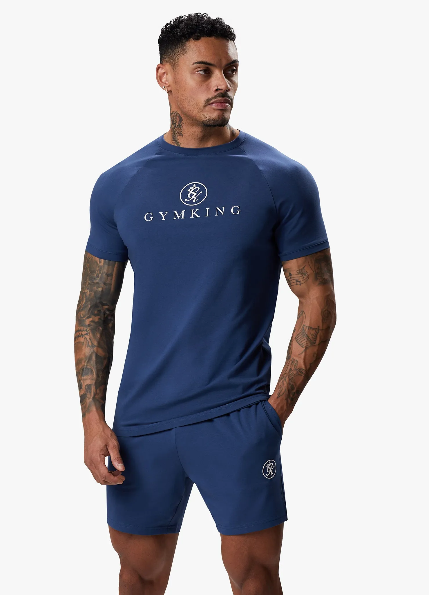Gym King Pro Jersey Tee - Dark Indigo sold by The Gym King product image thumbnail 4