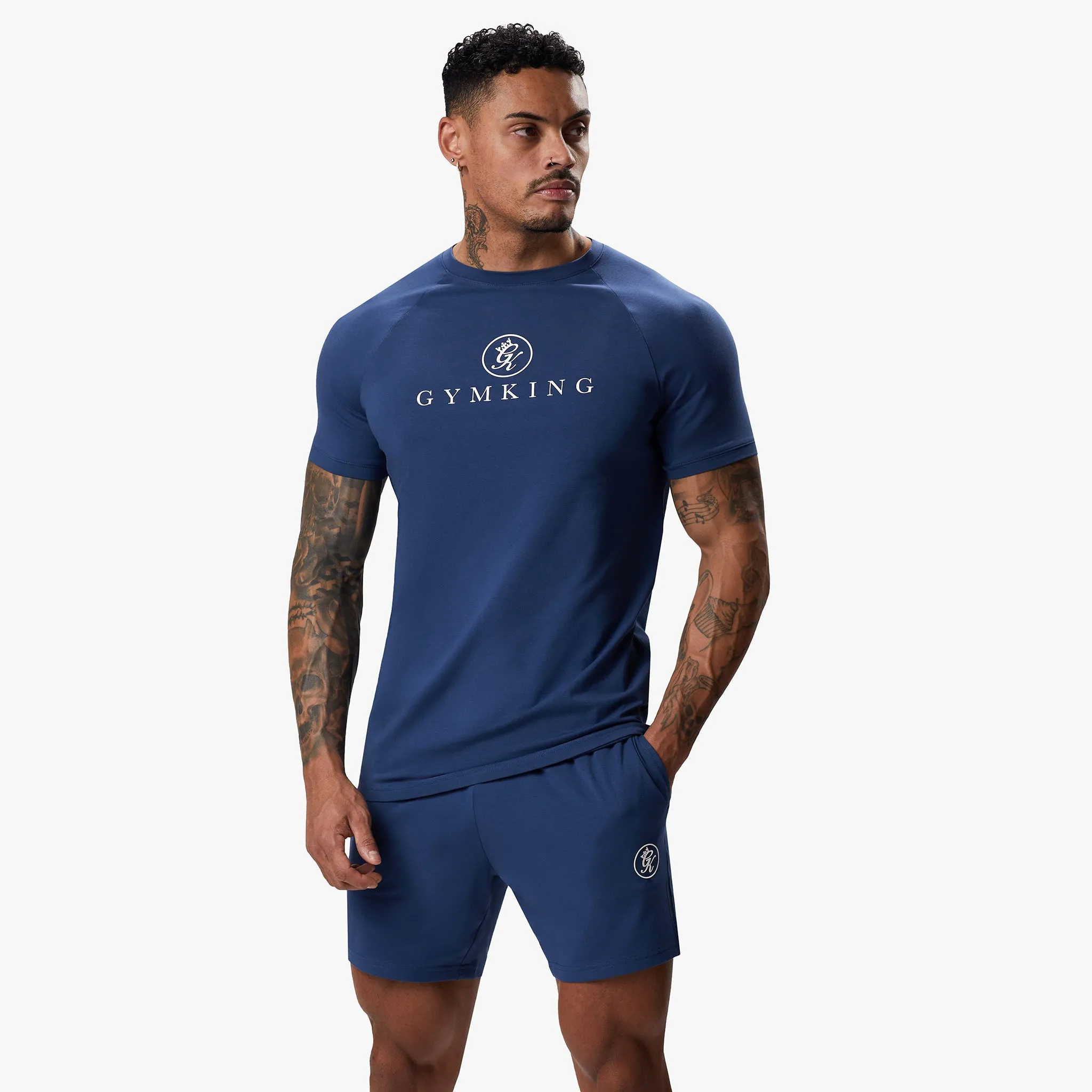 Gym King Pro Jersey Tee - Dark Indigo sold by The Gym King product image thumbnail 2