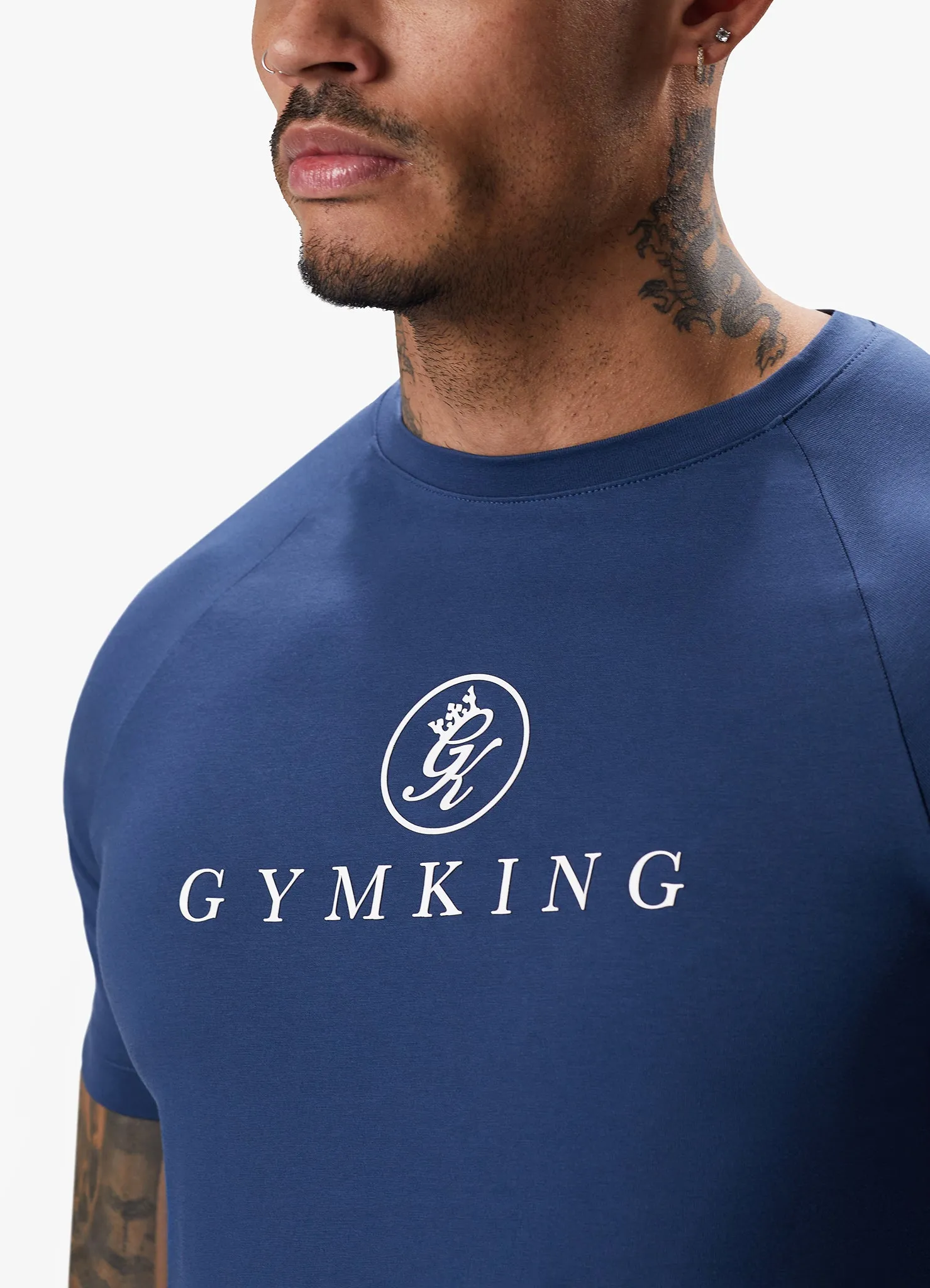 Gym King Pro Jersey Tee - Dark Indigo sold by The Gym King product image thumbnail 5