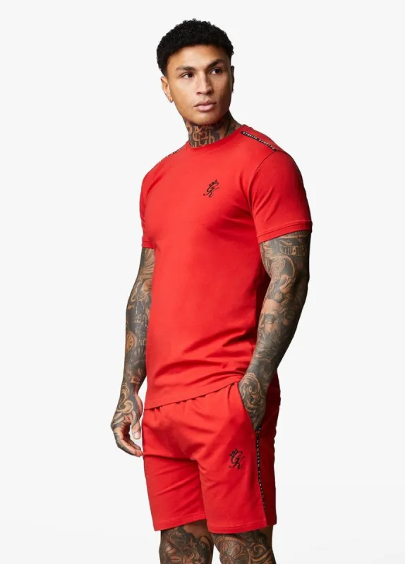 Gym King Taped Jersey Tee - Red Rush sold by The Gym King