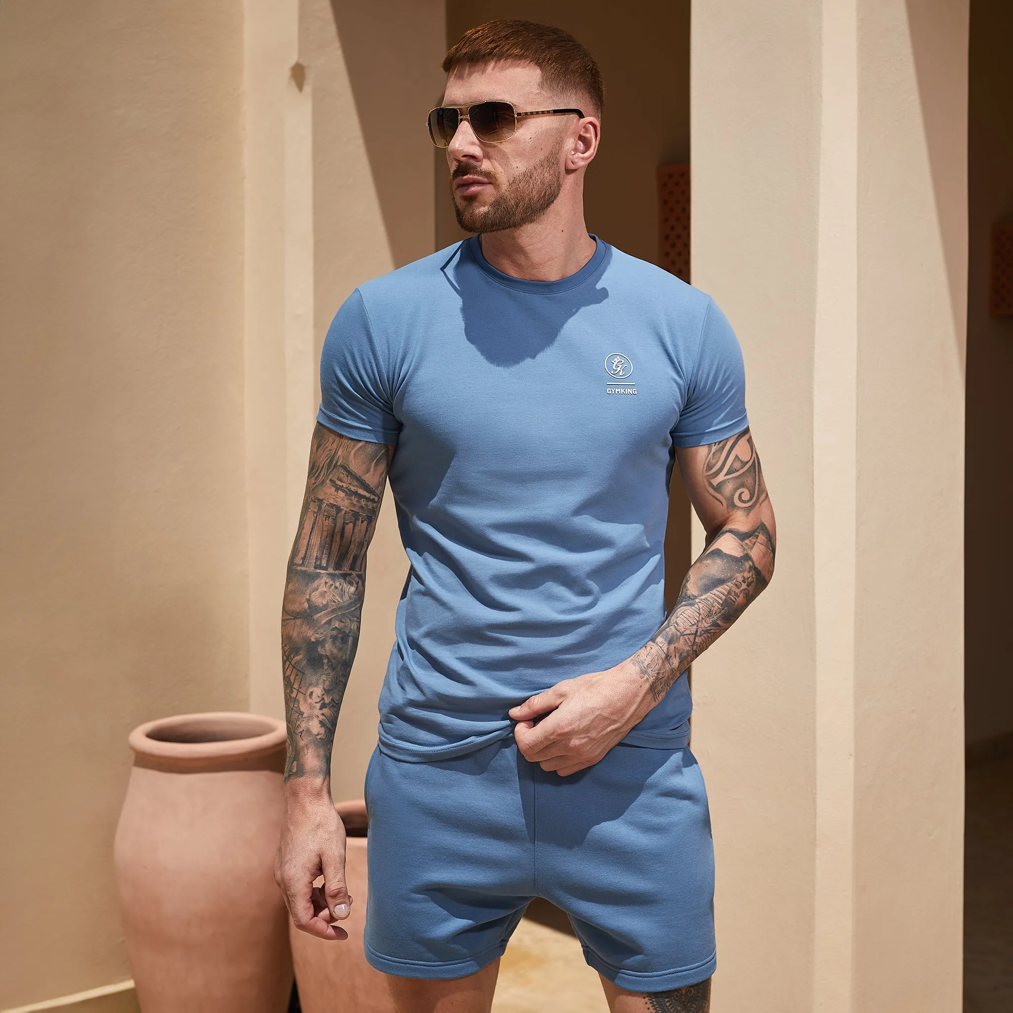 Gym King Aventus Tee - Blue Smoke sold by The Gym King product image thumbnail 2