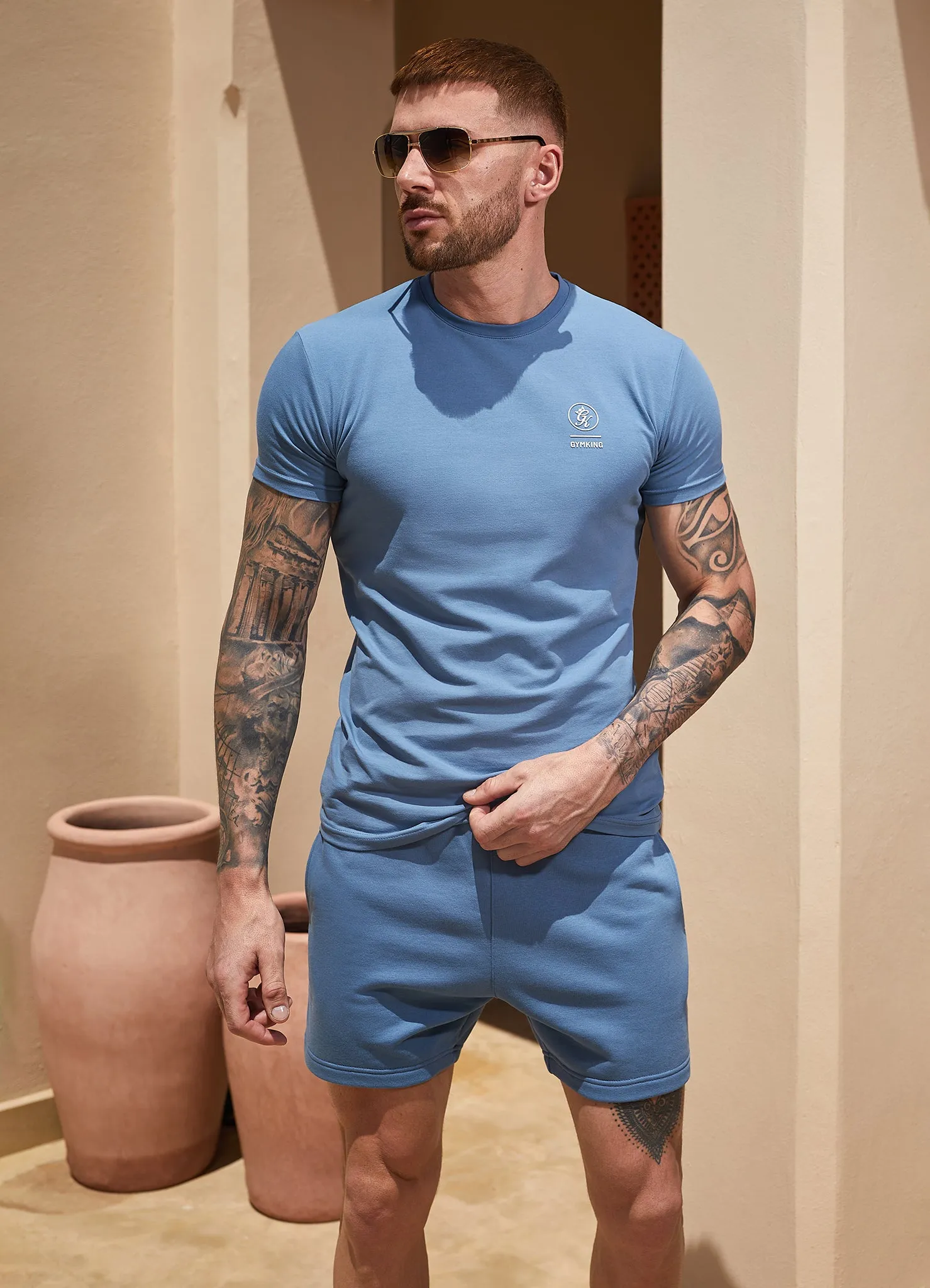 Gym King Aventus Tee - Blue Smoke sold by The Gym King product image thumbnail 3