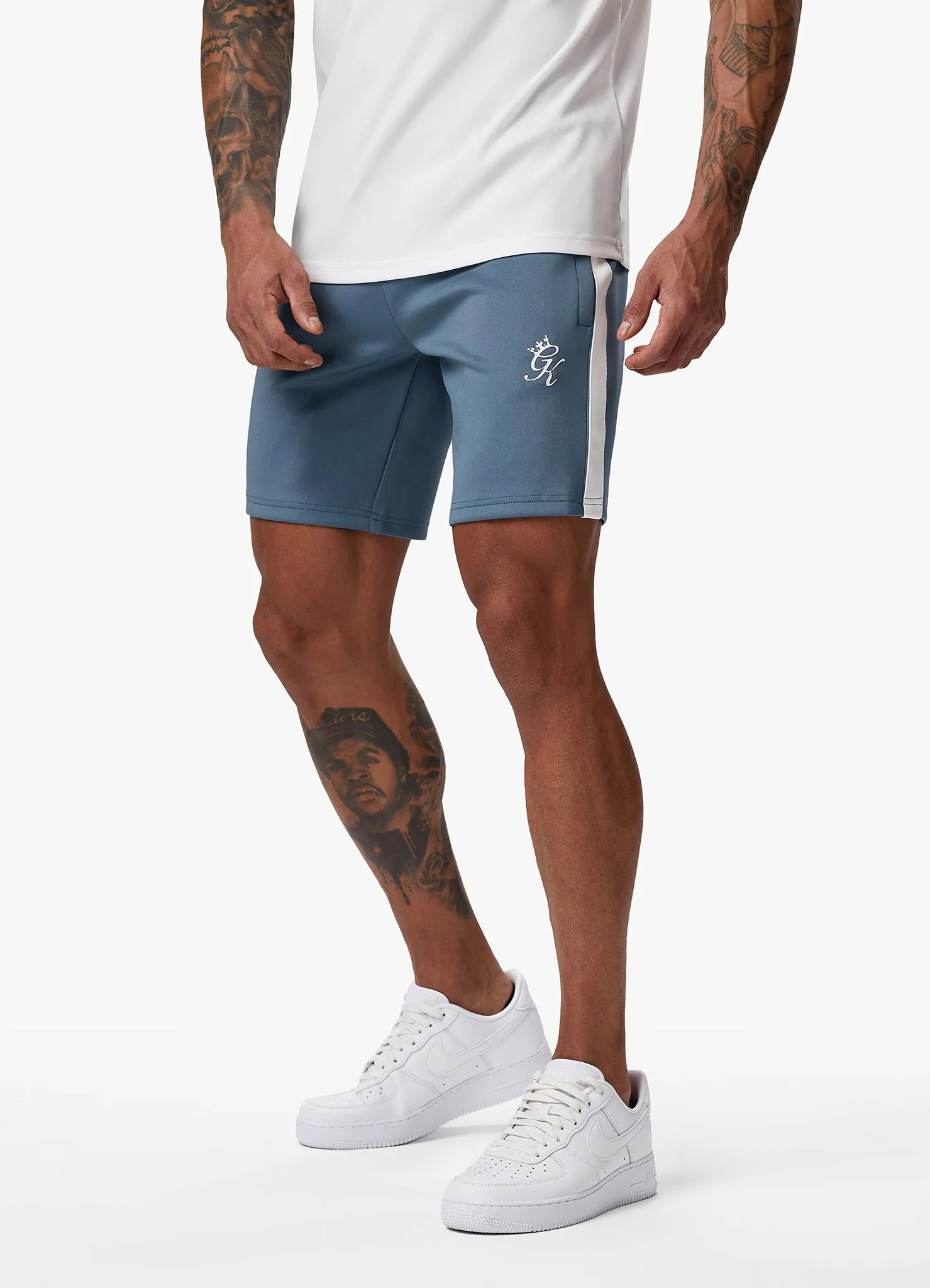 Gym King Core Plus Poly Short - Smoke Blue sold by The Gym King product image thumbnail 5