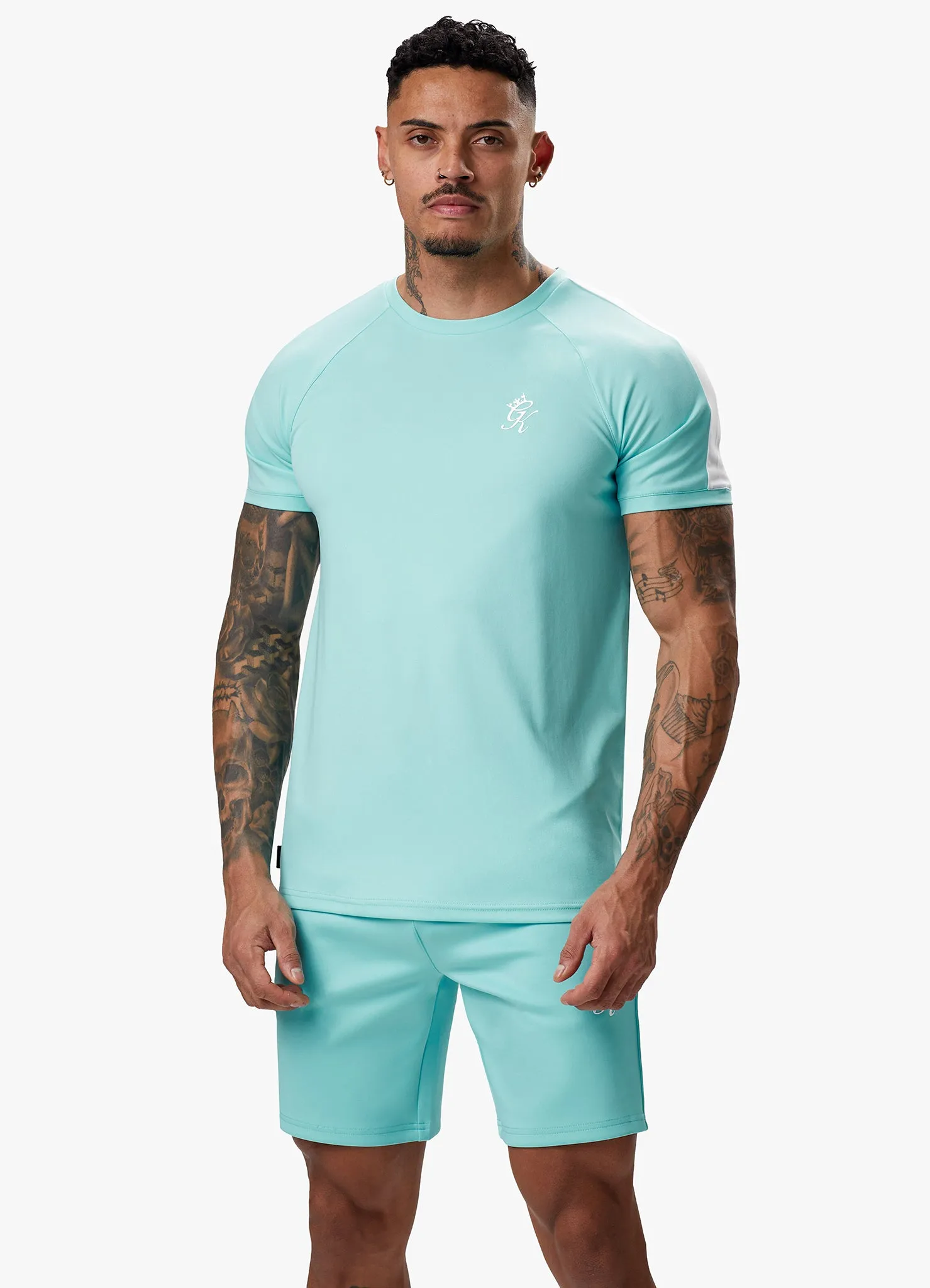 Gym King Core Plus Poly Tee - Aqua Blue sold by The Gym King product image thumbnail 5