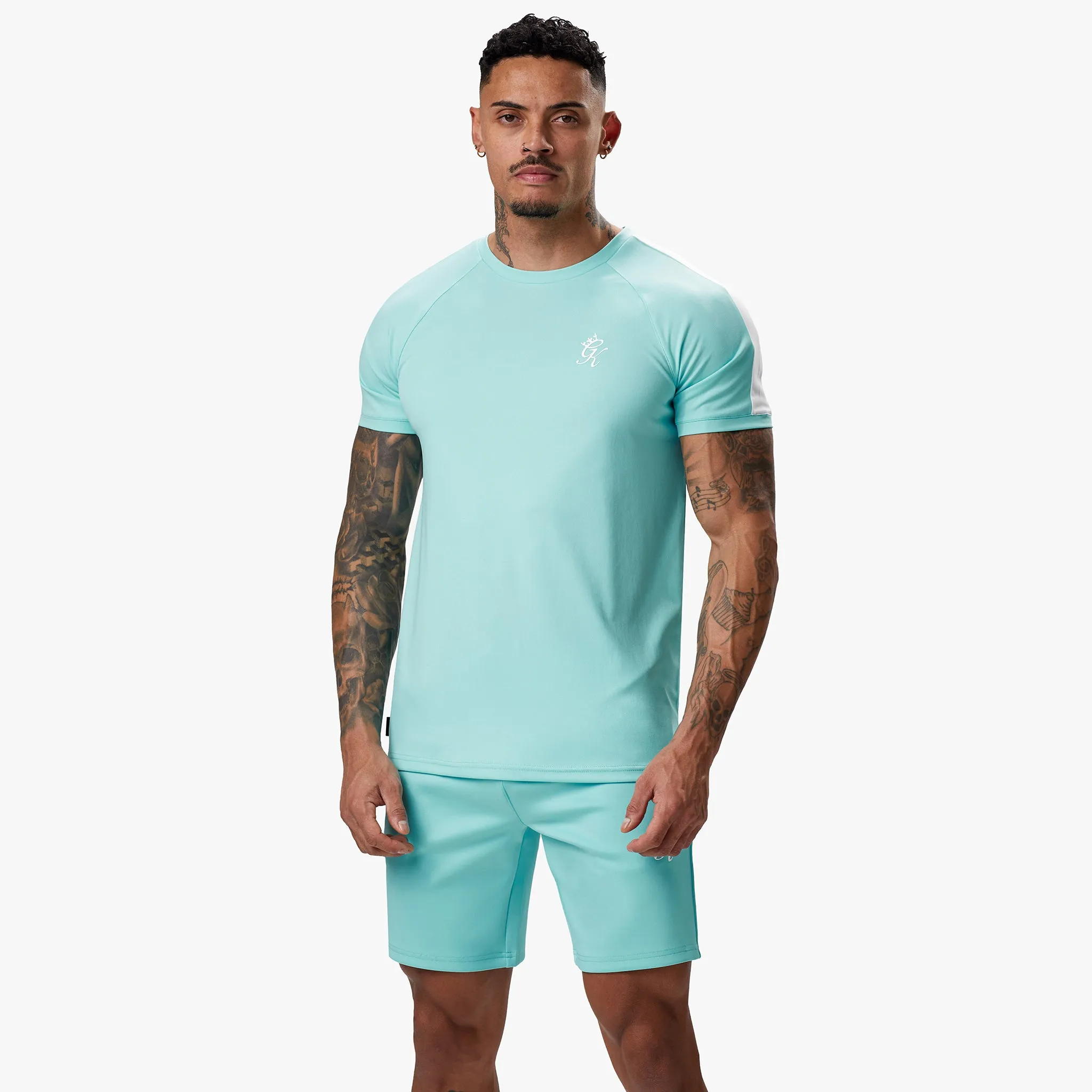 Gym King Core Plus Poly Tee - Aqua Blue sold by The Gym King product image thumbnail 2
