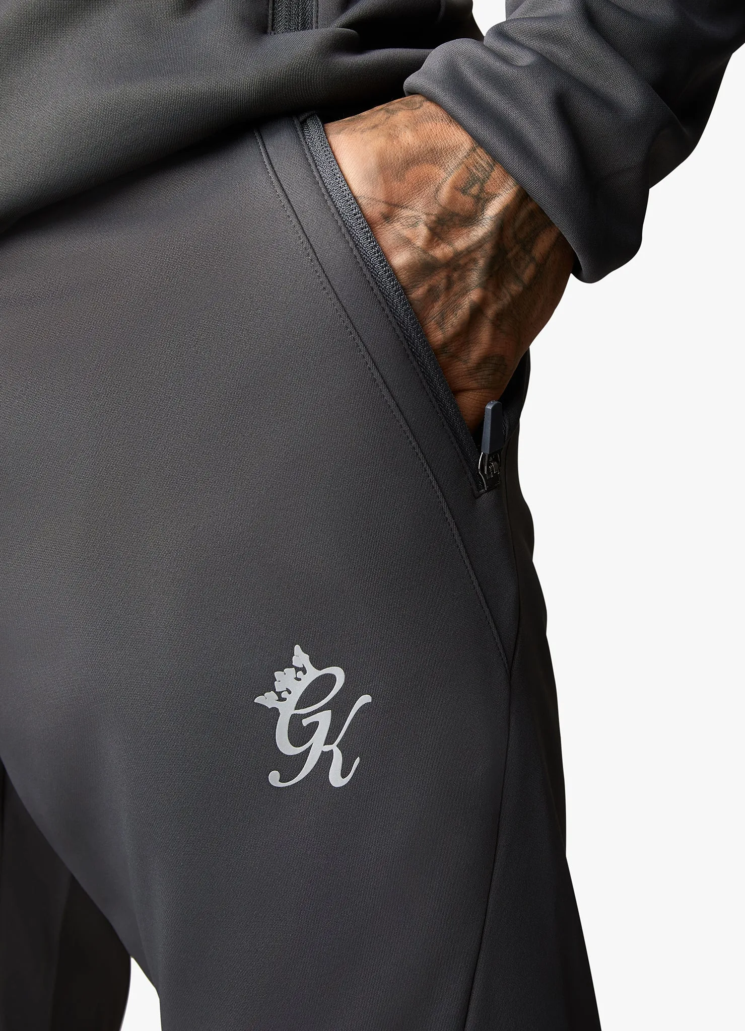 Gym King Reflect Poly Jogger - Graphite sold by The Gym King product image thumbnail 3