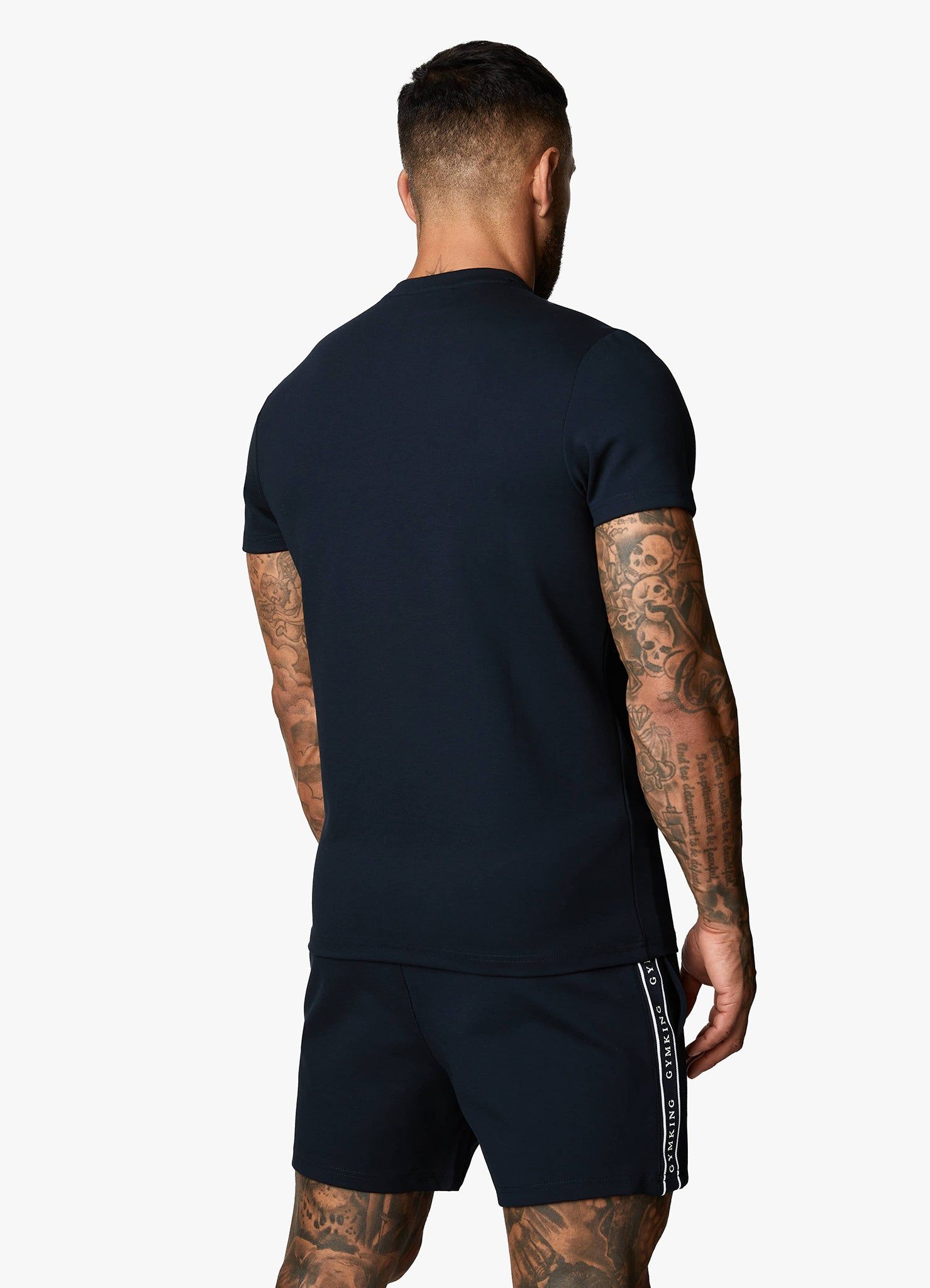 Gym King Signature Taped Tee - Navy sold by The Gym King product image thumbnail 6