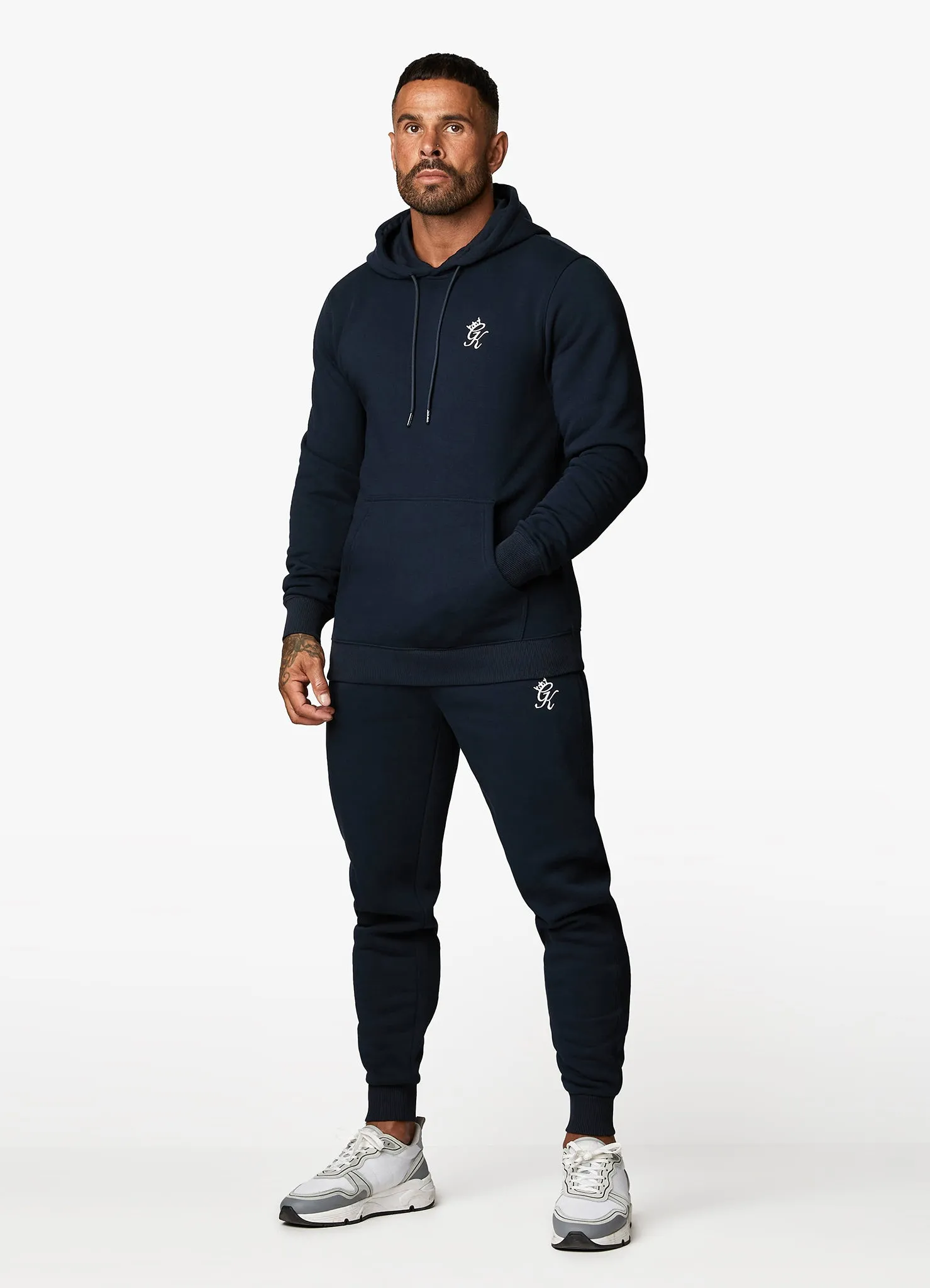 Gym King Fundamental Hood Tracksuit - Navy sold by The Gym King product image thumbnail 2