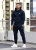 Gym King Fundamental Hood Tracksuit - Navy sold by The Gym King