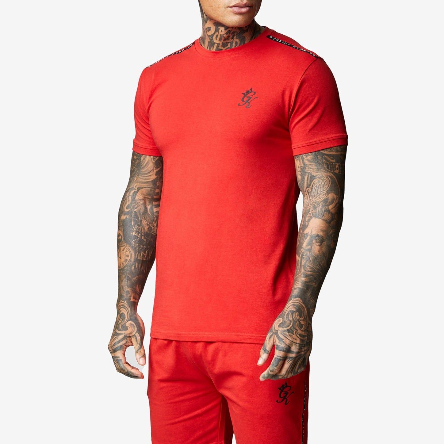 Gym King Taped Jersey Tee - Red Rush sold by The Gym King product image thumbnail 2
