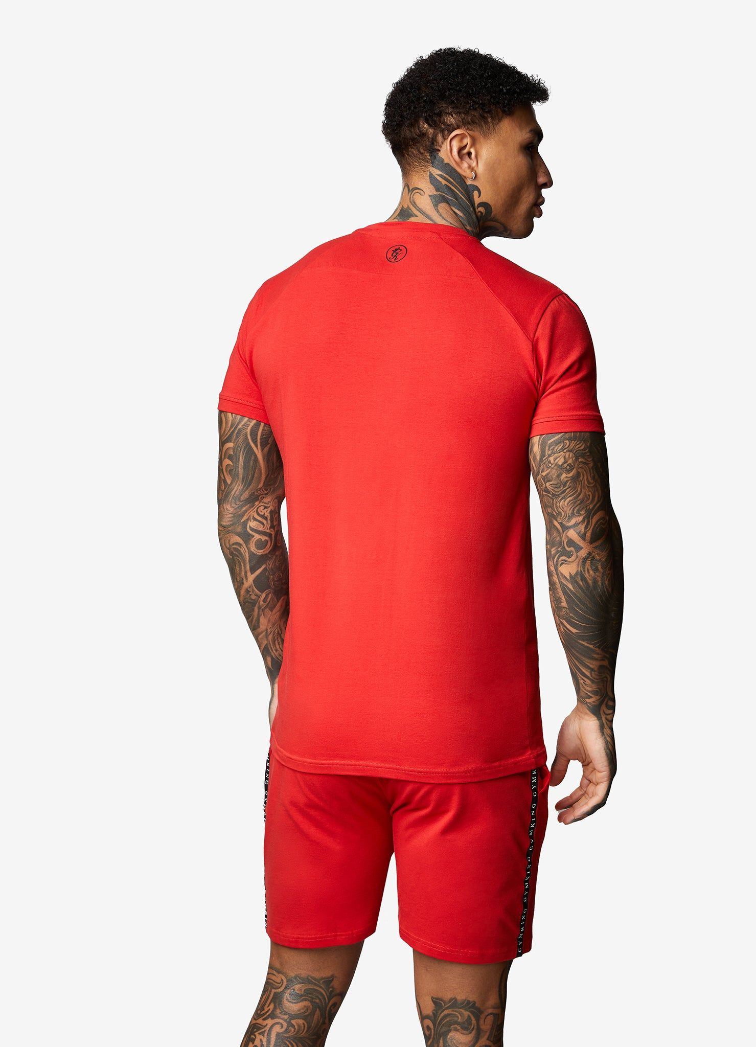 Gym King Taped Jersey Tee - Red Rush sold by The Gym King product image thumbnail 4