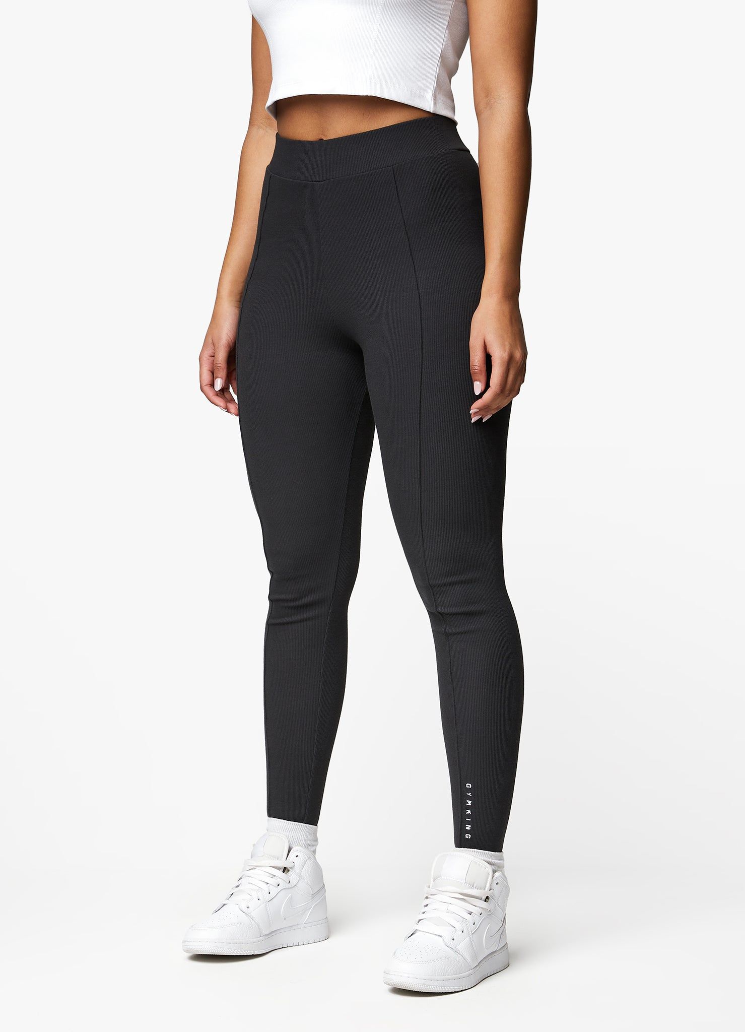 Gym King Shadow Raised Seam Legging - Dark Pewter sold by The Gym King product image thumbnail 5