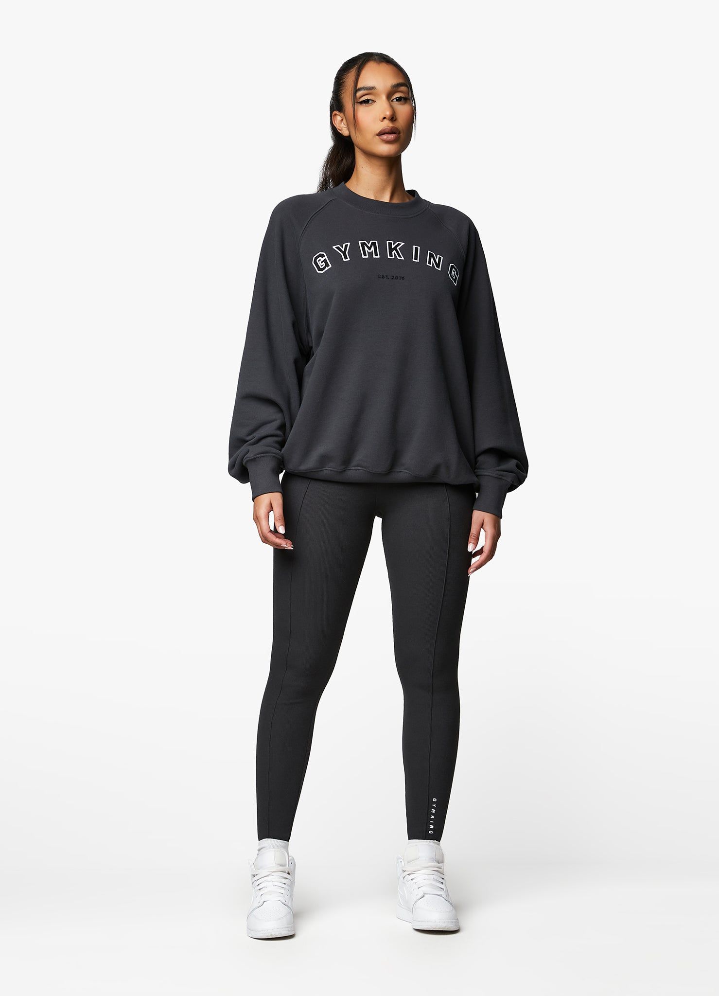 Gym King Shadow Raised Seam Legging - Dark Pewter sold by The Gym King product image thumbnail 9