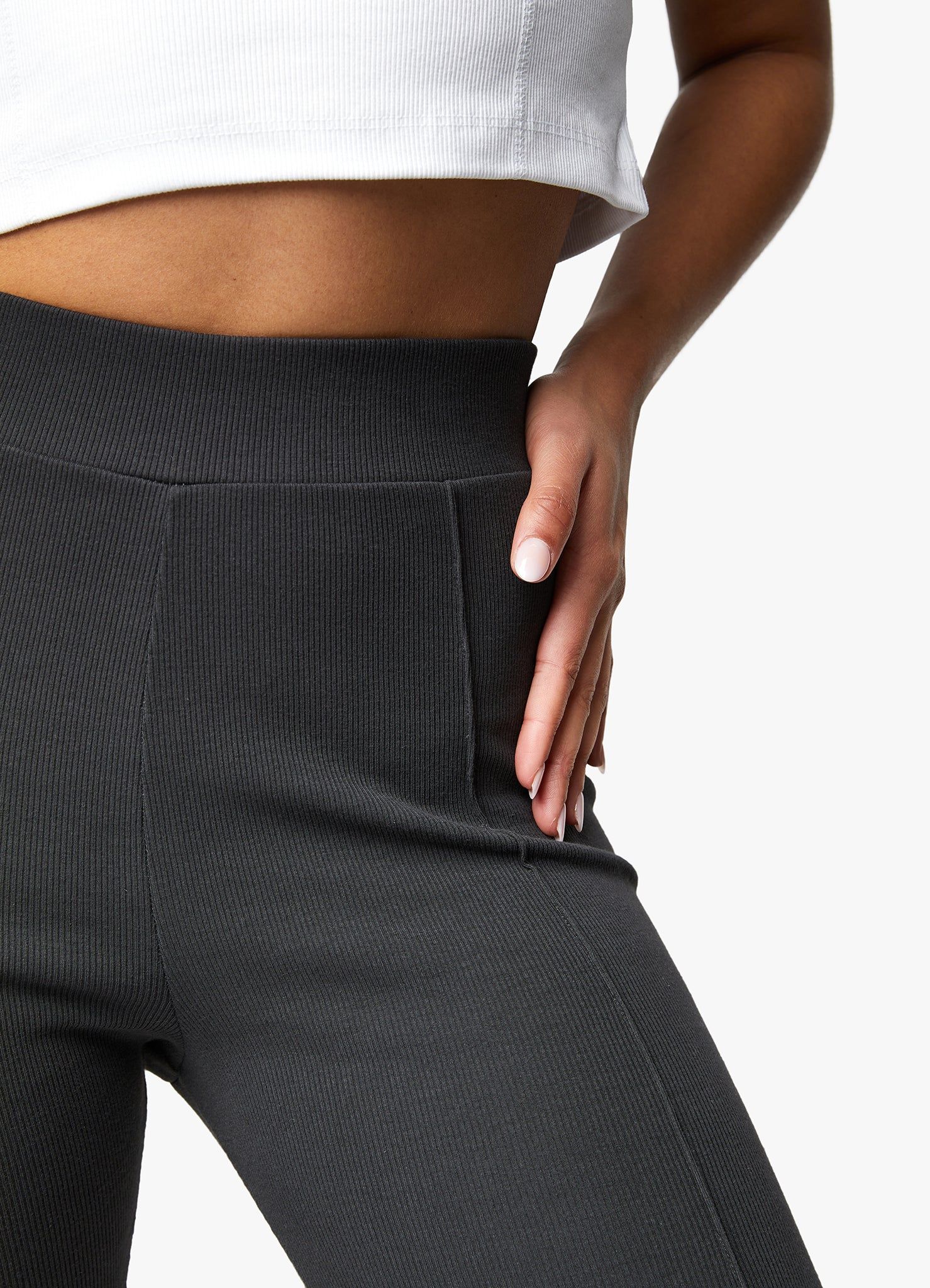 Gym King Shadow Raised Seam Legging - Dark Pewter sold by The Gym King product image thumbnail 8