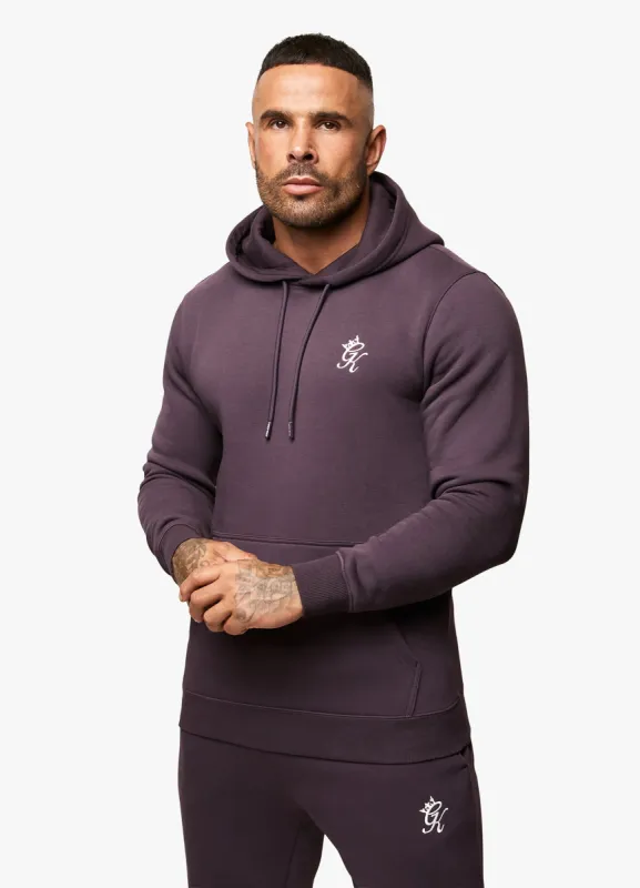 Gym King Fundamental Fleece Hood - Plum sold by The Gym King
